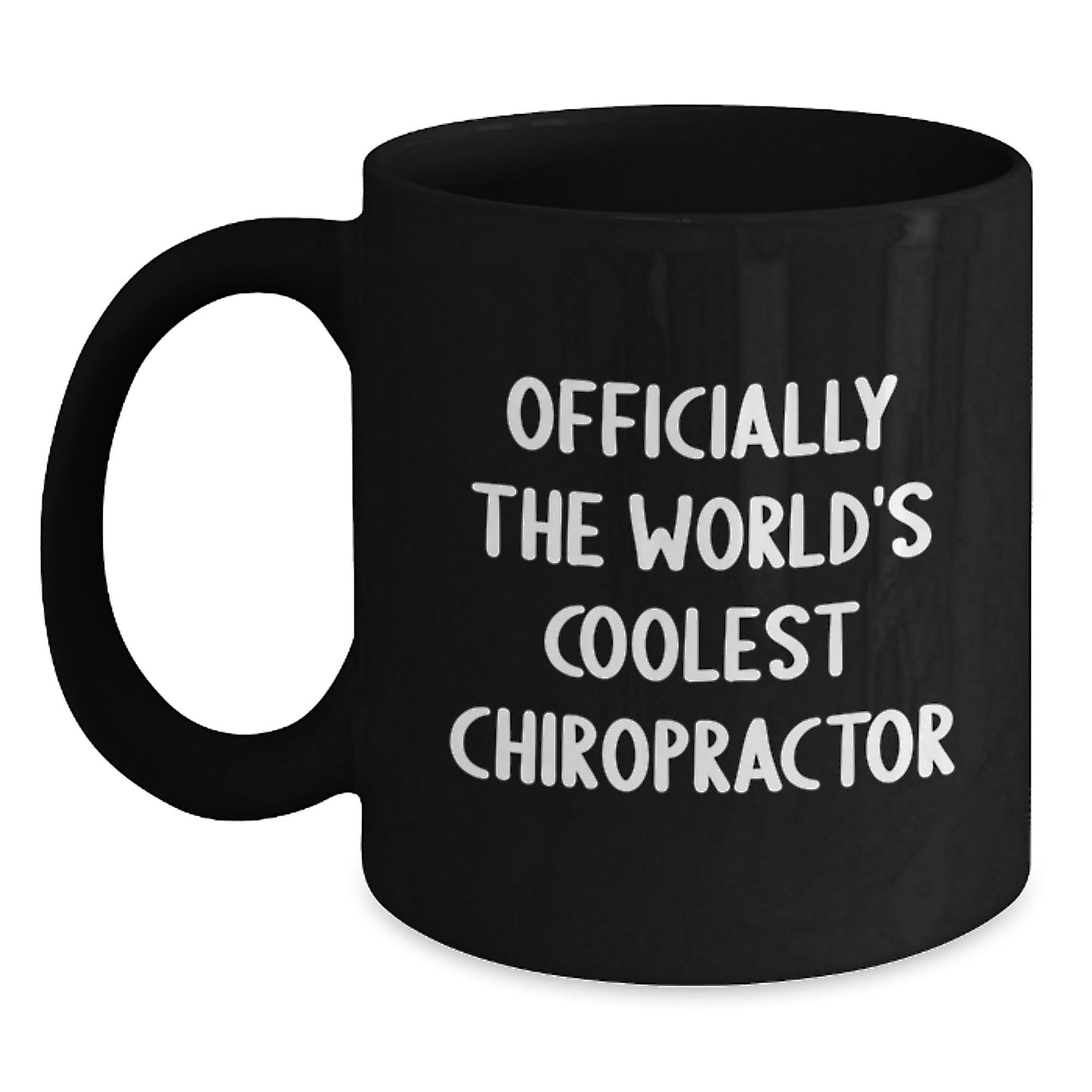 Funny Gifts from Friends for Chiropractor Chiropractic Christmas Unique Mugs Officially The Worlds Coolest Chiropractor - Main