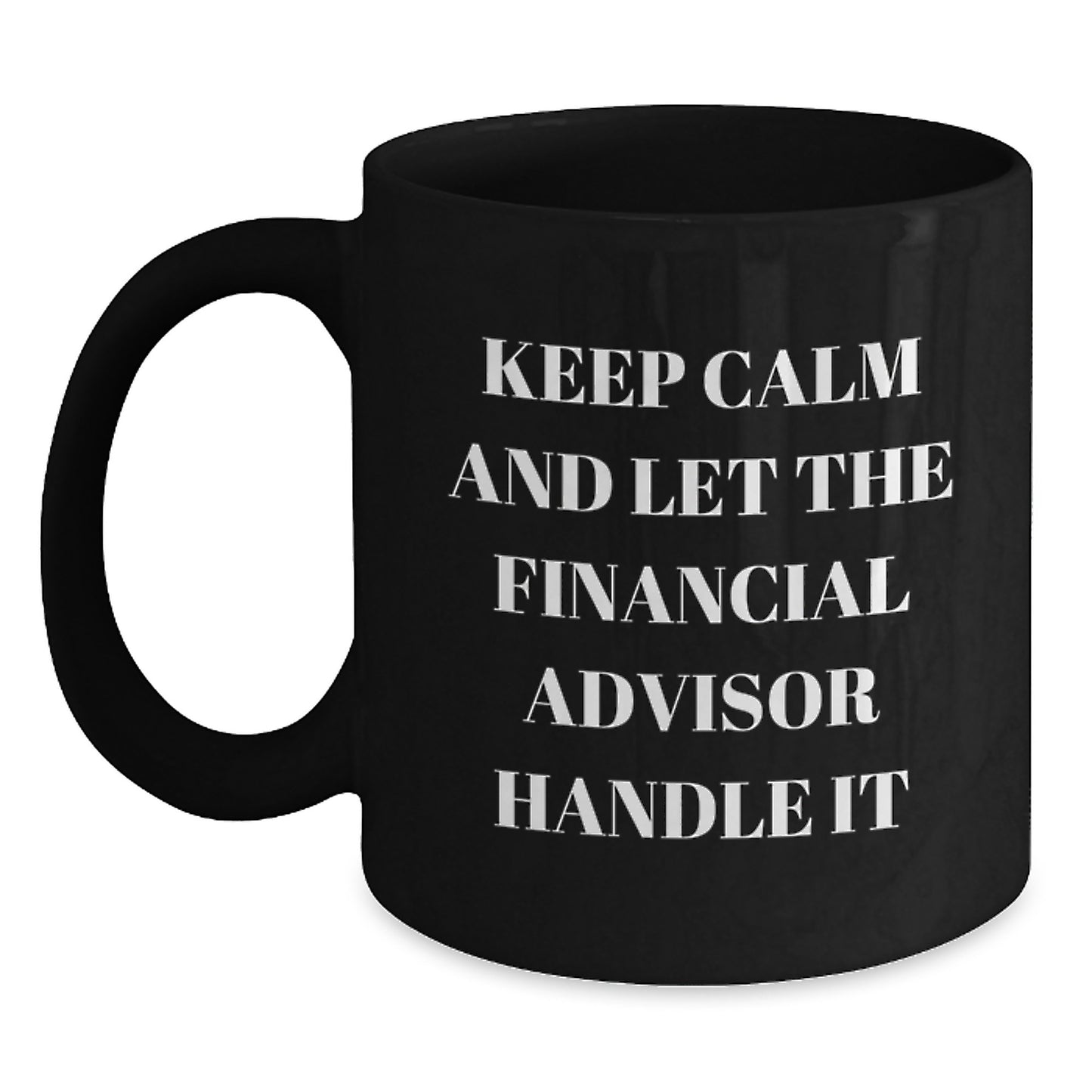 Funny Financial Advisor Gifts for Men Black Coffee Mugs from Friends at Christmas Unique Gifts - Main