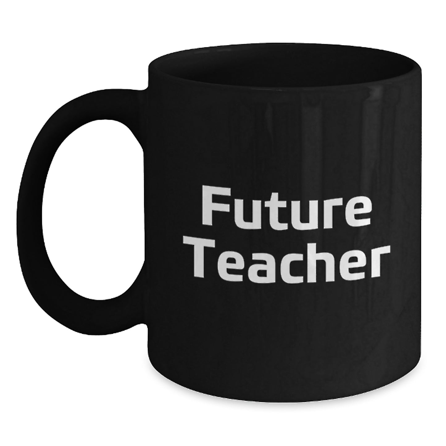 Funny Teacher Gifts from Friends for Future Teacher Black Coffee Mug, Graduation Unique Gifts, Inspirational Quote - Main
