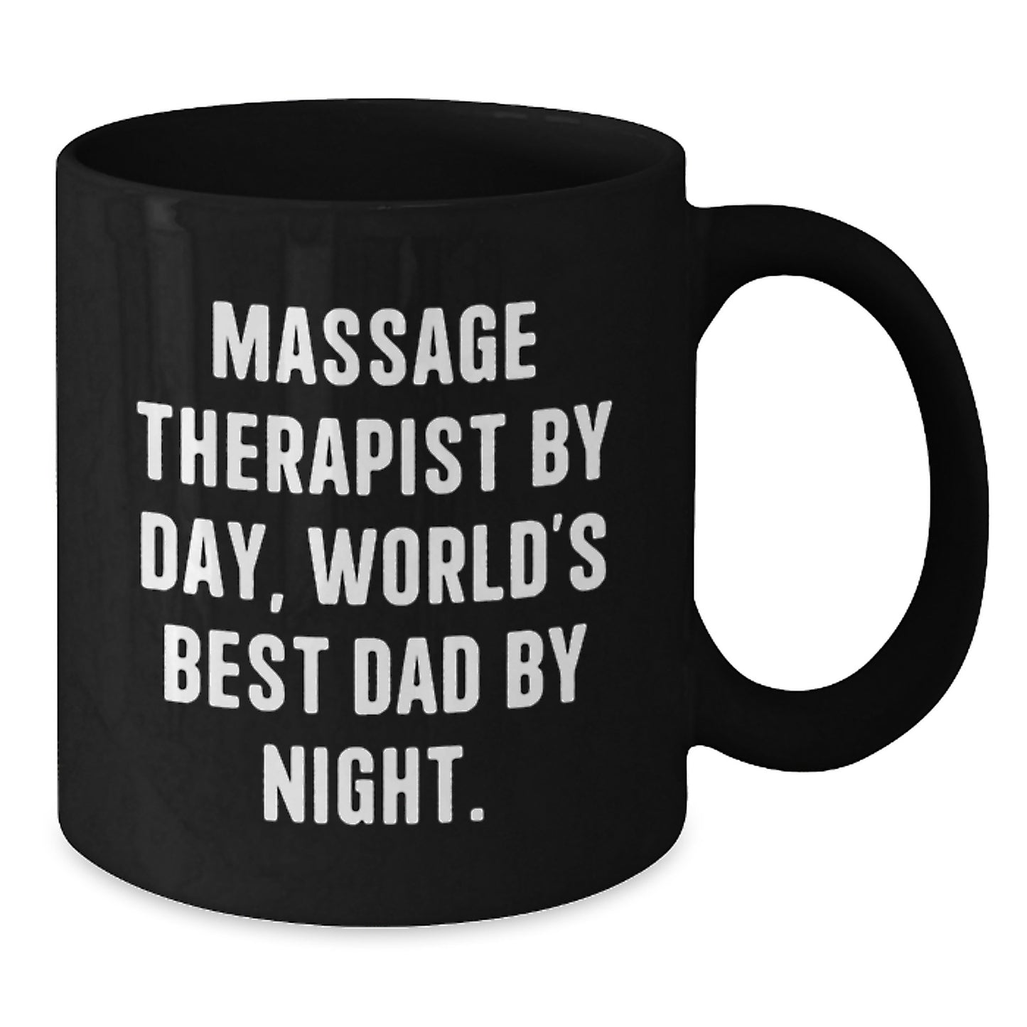 Funny Massage Therapist Gifts from Men to Massage Therapist By Day, World's Best Dad By Night. on Birthday Unique Gifts for Him - Additional