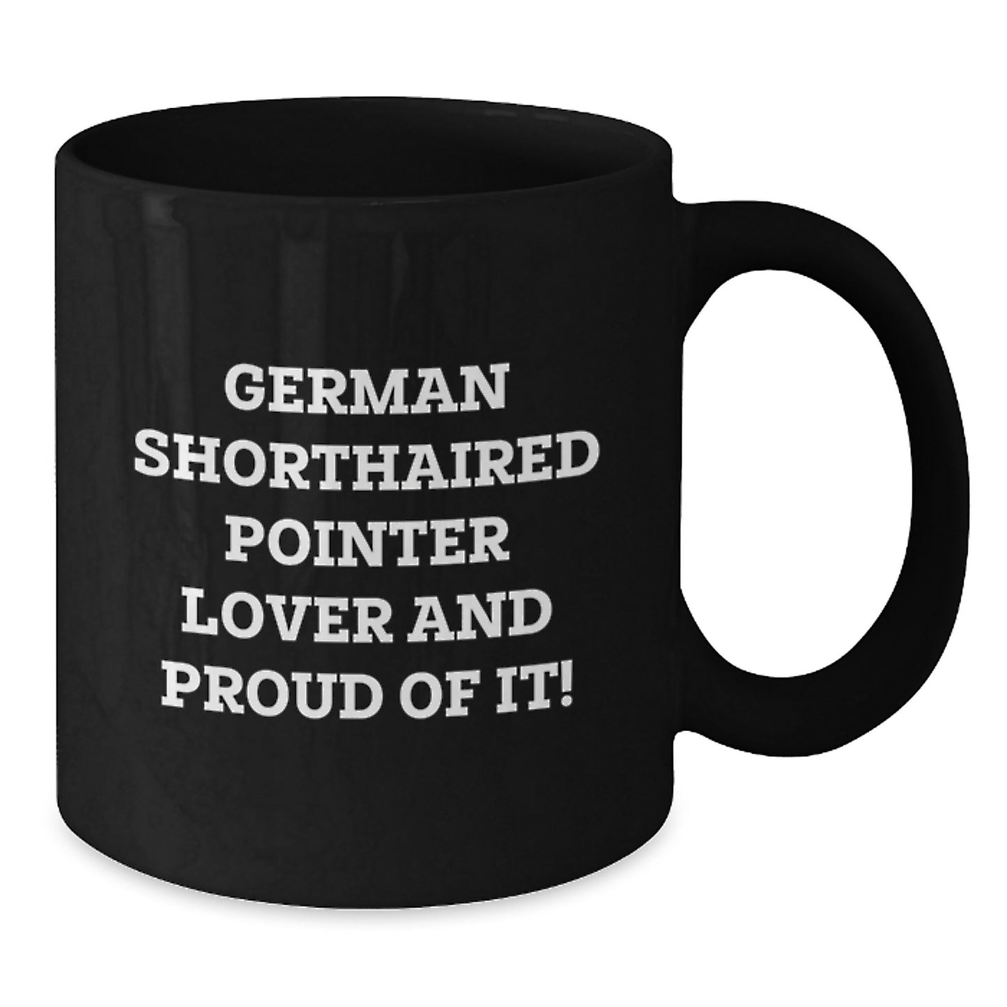German Shorthaired Pointer Dog Lover Gifts Funny Black Coffee Mug Birthday Presents from Family Friends Coworkers to Him Her - Additional