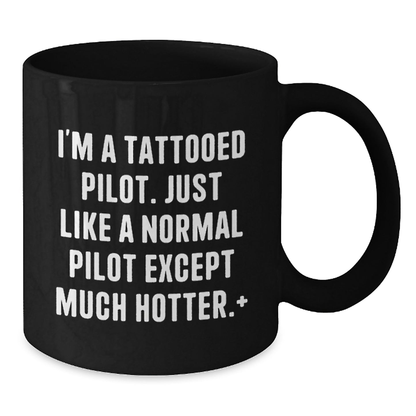 Funny Pilot Gifts for Men, Unique Black Coffee Mugs with Christmas Unique Gifts from Friends, Family, or Coworkers for Christmas Unique Gifts - Additional