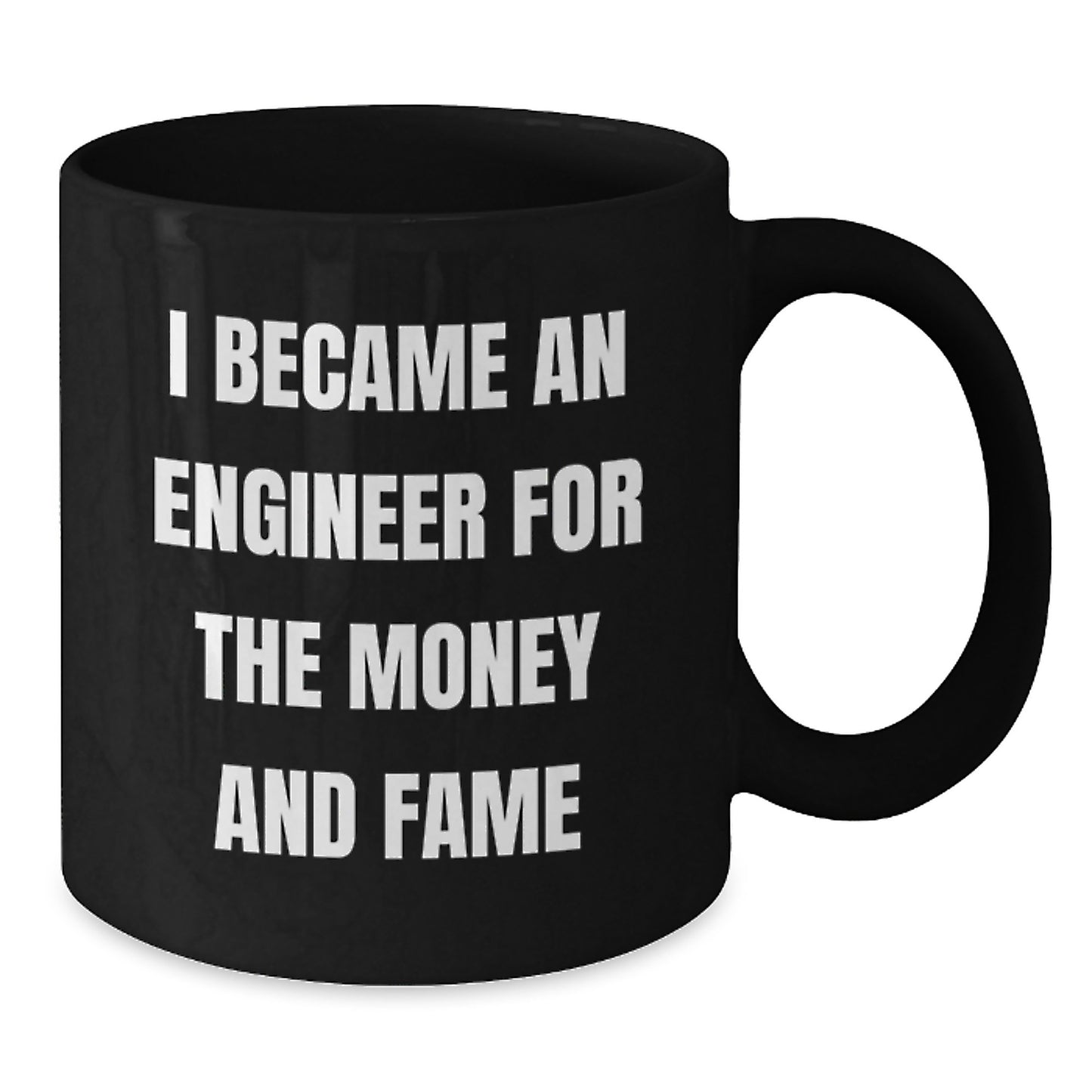Funny Engineer Quotes Mug, Gifts for Engineer Men from Family, Christmas Unique Gifts, Black Coffee Mug for Engineer Friends - Additional