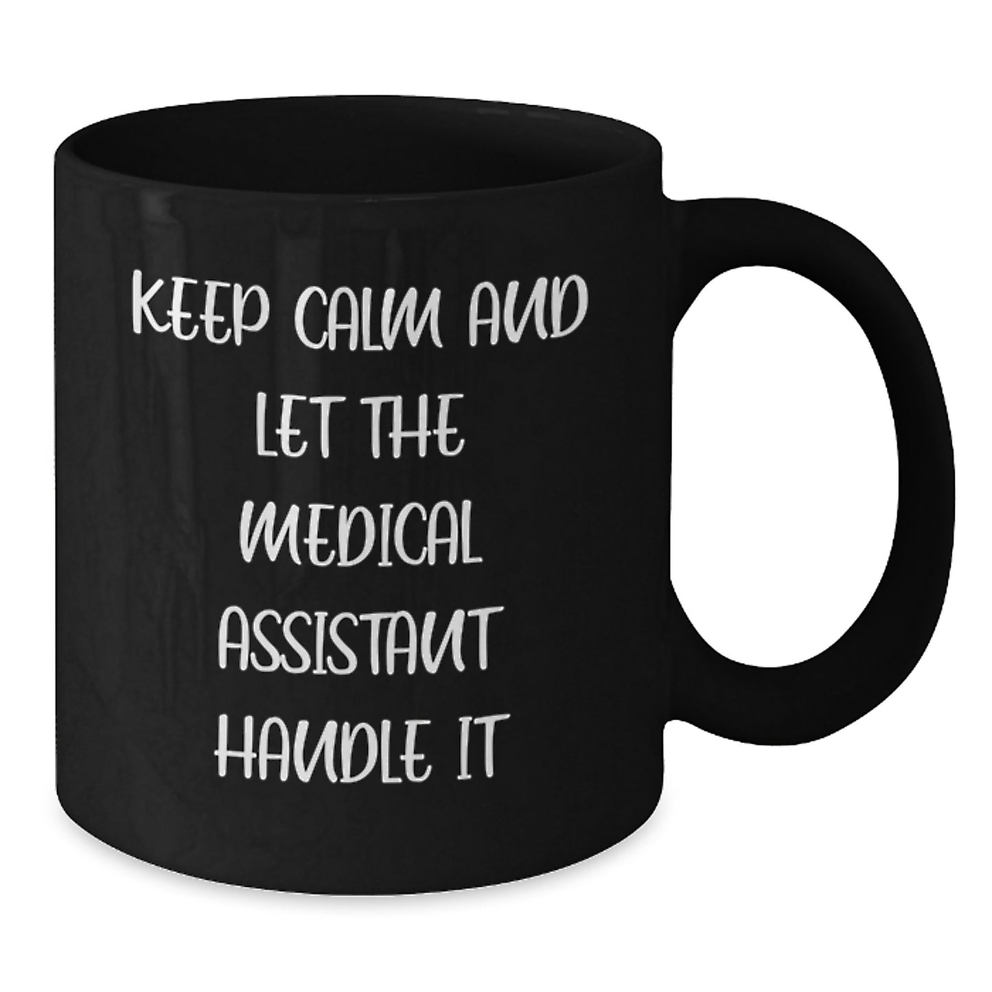 Funny Medical Assistant Christmas Unique Gifts from Friends for Medical Assistant Black Coffee Mug - Additional