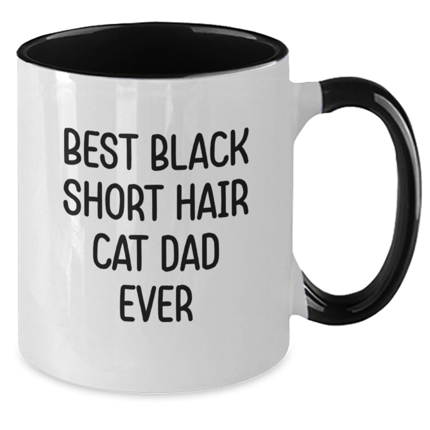 Funny Black Short Hair Cat Dad Ever Gifts from Family to Black Short Hair Cat Lover on Birthday Unique Gifts - Additional
