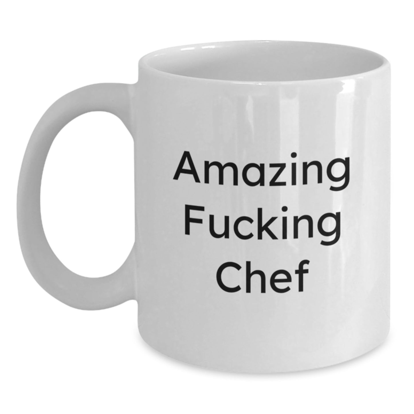 Funny Chef White Coffee Mug Gifts from Friends for Men on Christmas Morning - Main