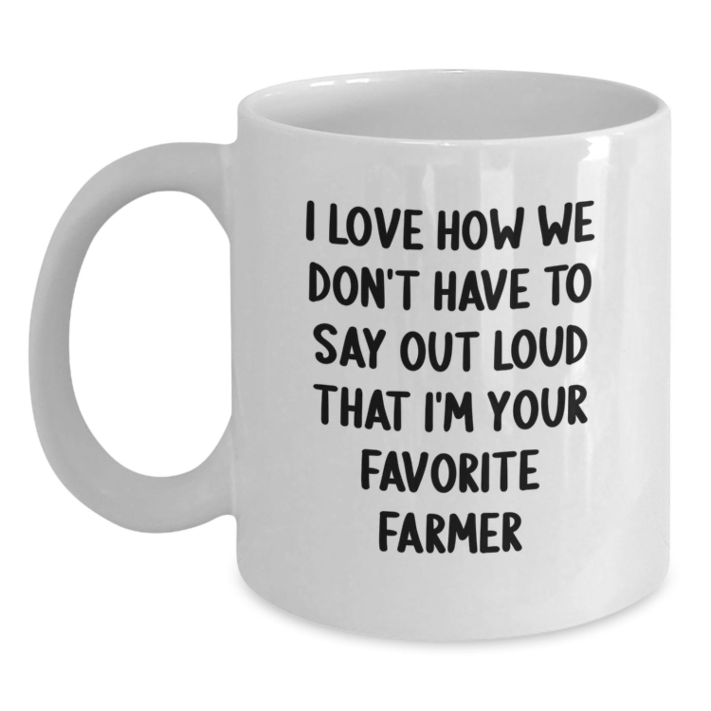 Farmer Funny Quote Gifts from Men to Favorite Farmer, White Coffee Mug for Graduation, Gifts for Farmer, Farmer Appreciation - Main