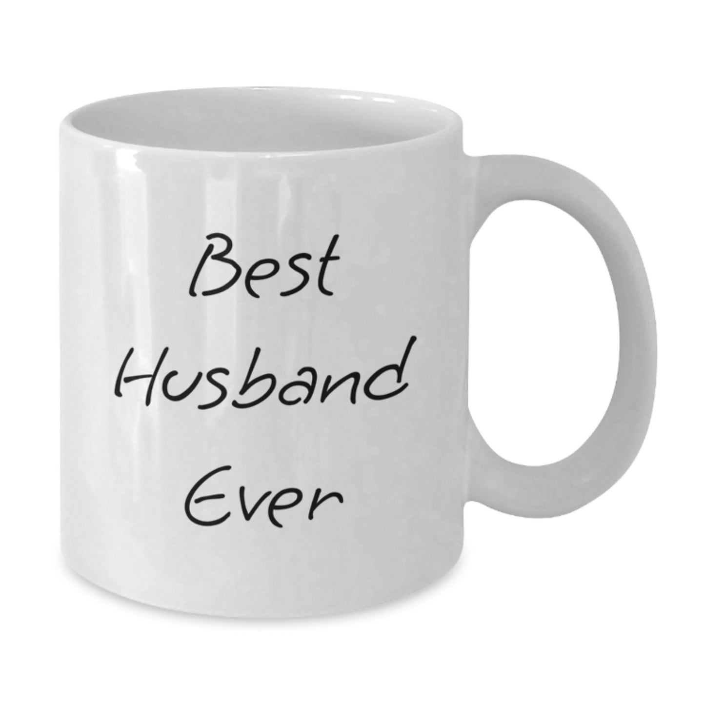 Funny Husband Gifts from Men for Best Husband Ever Graduation Unique Gifts White Coffee Mug, 11oz or 15oz Capacity, Ceramic, Microwave and Dishwasher Safe - Additional