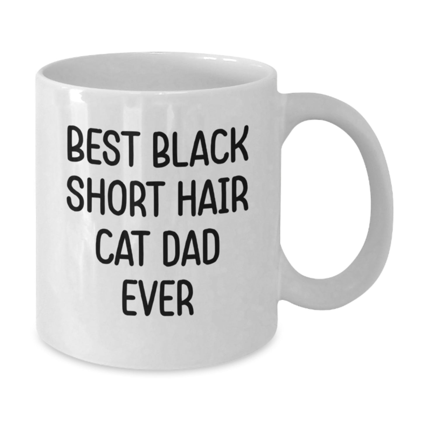 Funny Black Short Hair Cat Gifts from Dad for Birthday Unique Presents for Friends - Additional
