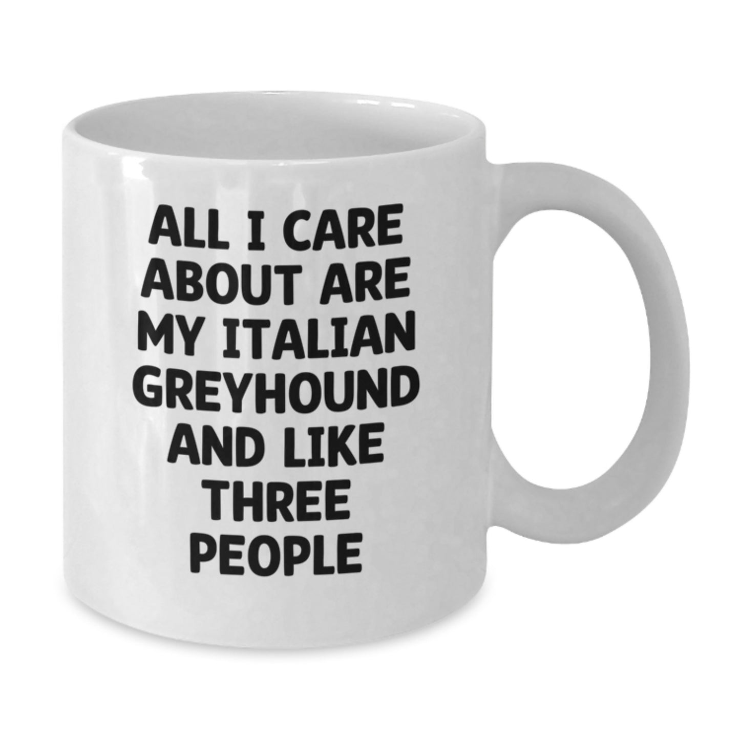 Funny Italian Greyhound Dog Lover Gifts from Friends, Gifts for Italian Greyhound Dog Enthusiasts, White Coffee Mug for Birthday - Additional