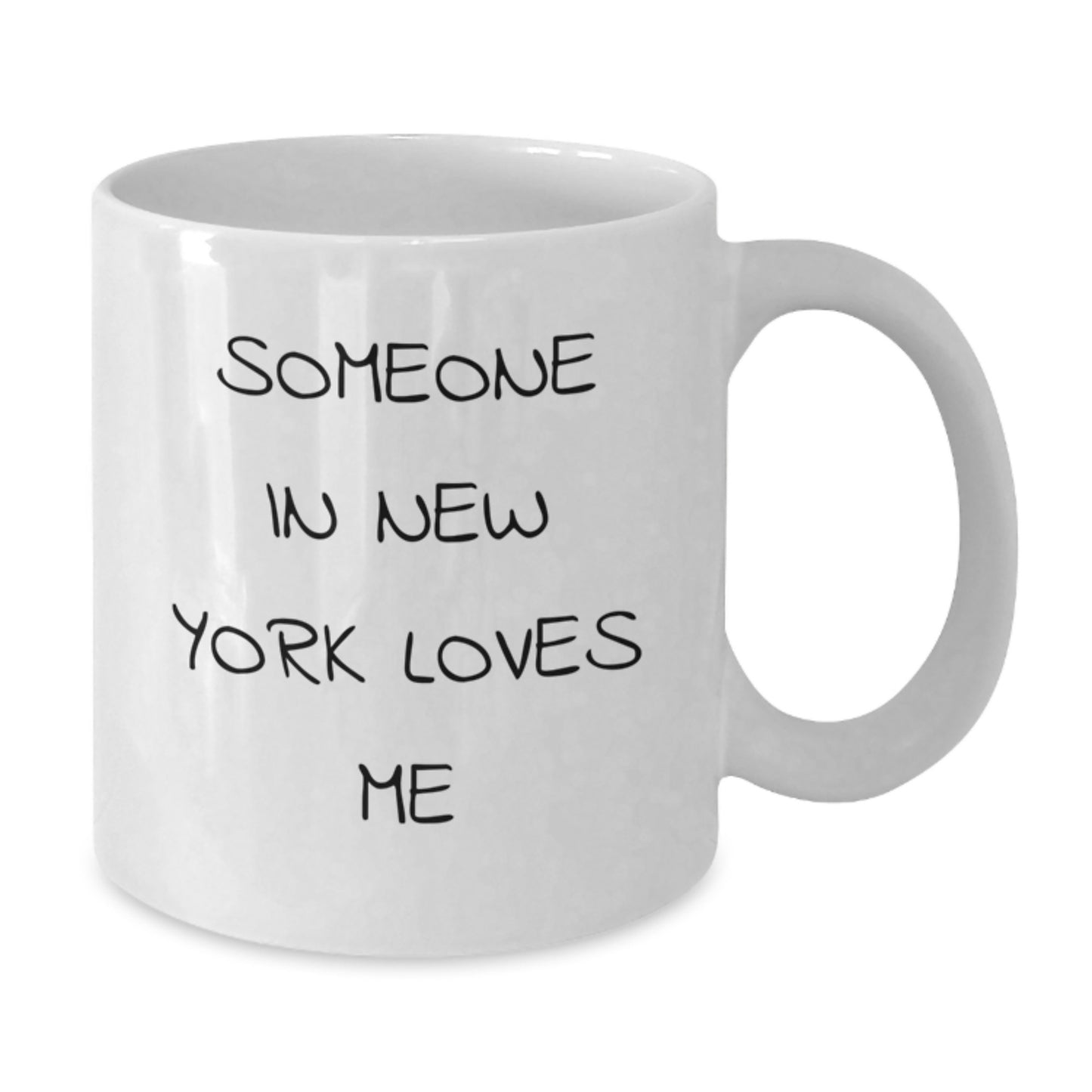 Funny Someone In New York Loves Me White Coffee Mug Gifts from Friends in NYC - Perfect Birthday Unique Gift Ideas for Men Women Family - Additional