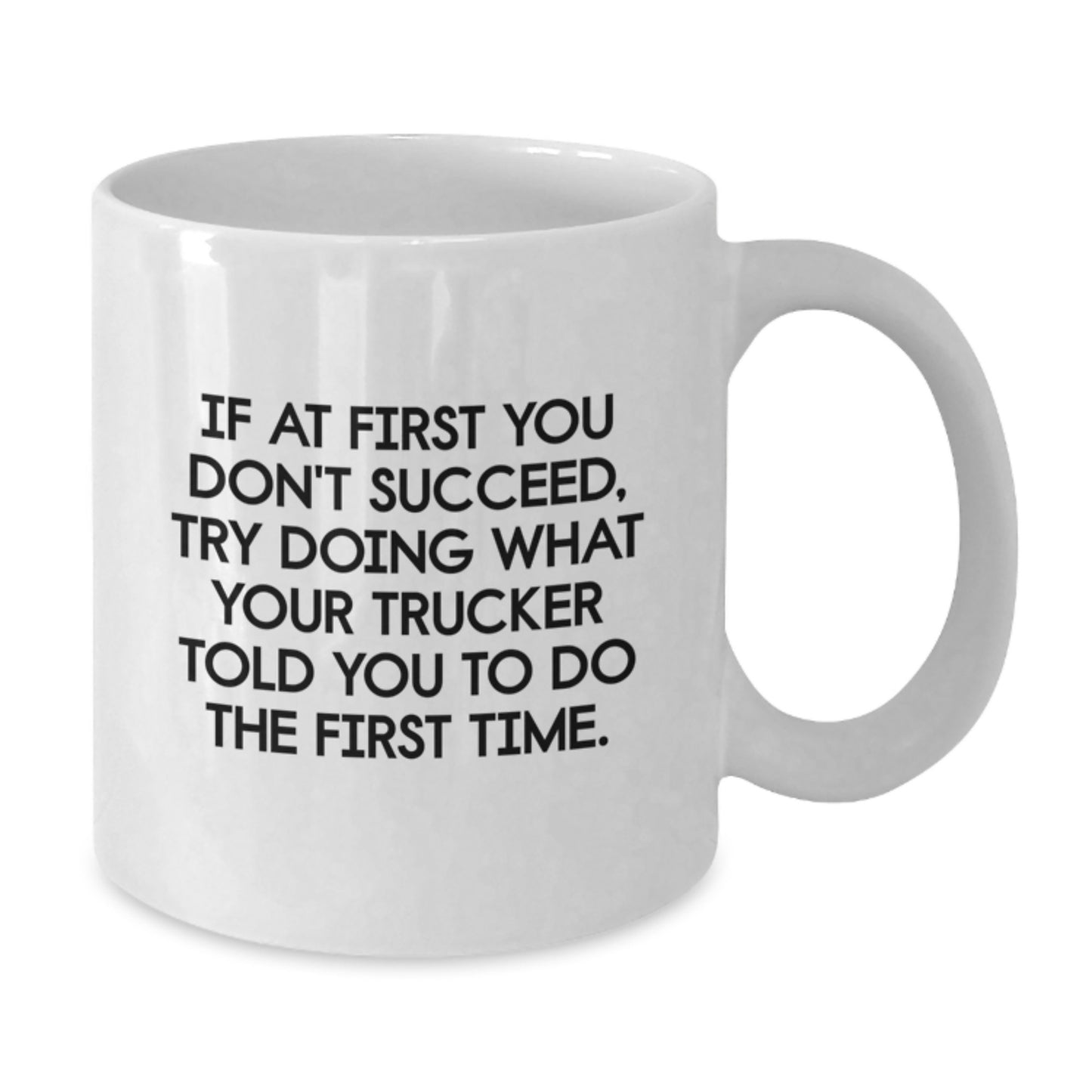 Funny Trucker Gifts, Christmas Unique Mugs from Friends, White Coffee Mug for Men - Additional