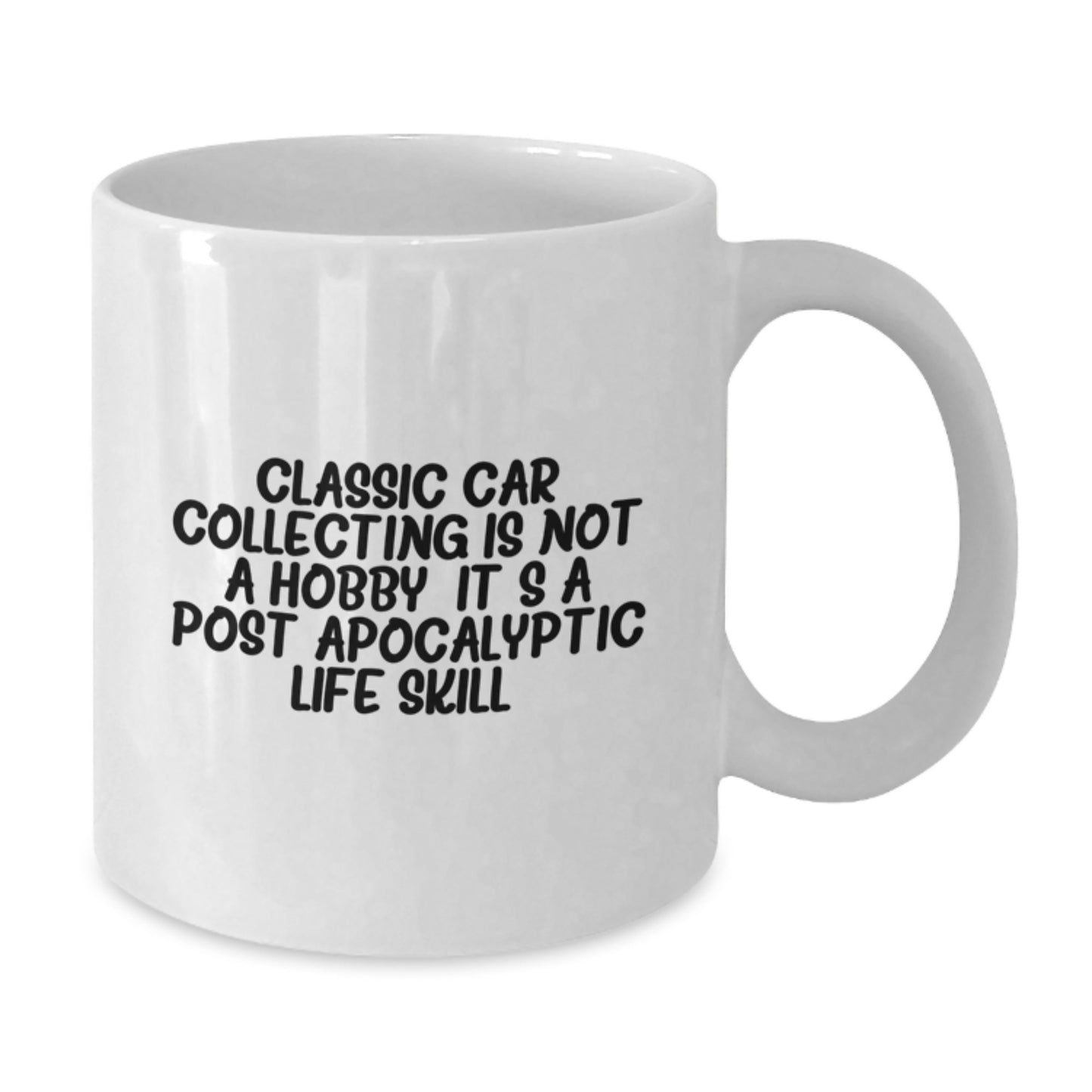 Christmas Unique Gifts for Classic Car Collecting Enthusiasts - Funny White Coffee Mug, Gifts from Friends, Family, or Coworkers - Additional