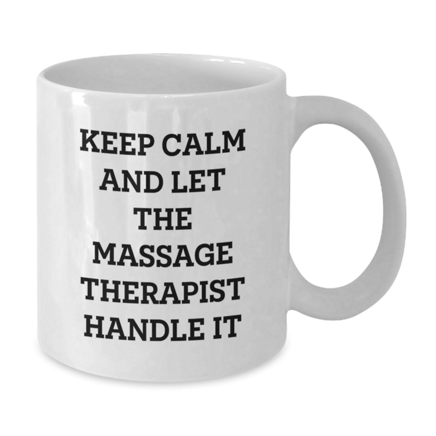 Funny Gift for Massage Therapist Gifts from Friends - 'Keep Calm and Let the Massage Therapist Handle It' Christmas Unique Gifts - Additional