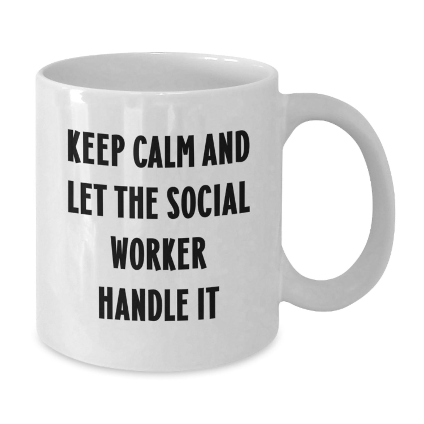 Funny Social Worker White Coffee Mugs for Christmas Unique Gifts from Friends and Family - Additional