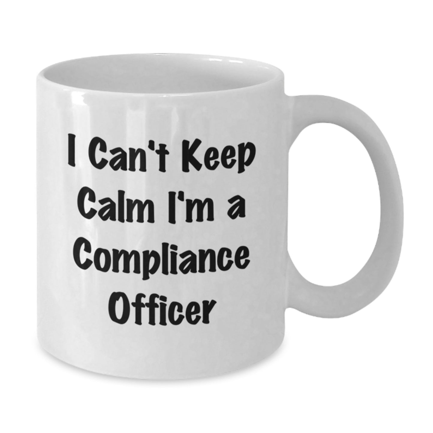 Funny Compliance Officer White Coffee Mug Gifts from Friends for Men Women Christmas Unique Mugs - Additional