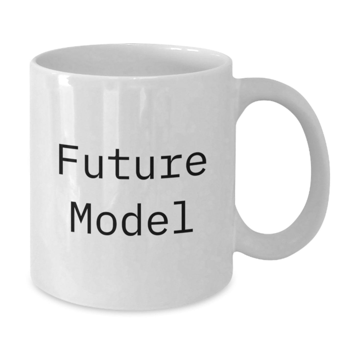 Funny Model Gifts from Friends, White Coffee Mug for Future Model Graduation, 'You're a Model Student' Quote - Additional