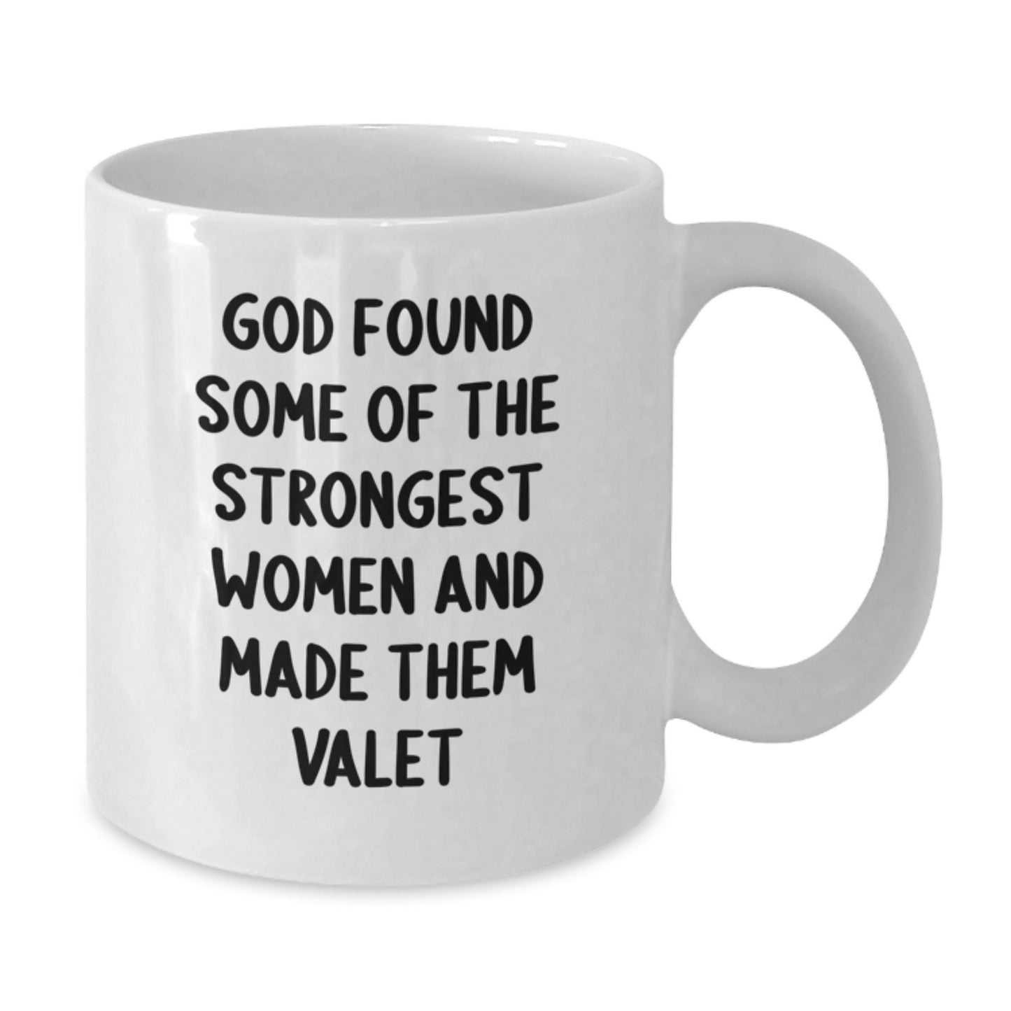 Funny Valet Quotes Gifts from Friends to Valet Women on Graduation Day, White Coffee Mug, 11oz or 15oz Capacity - Additional