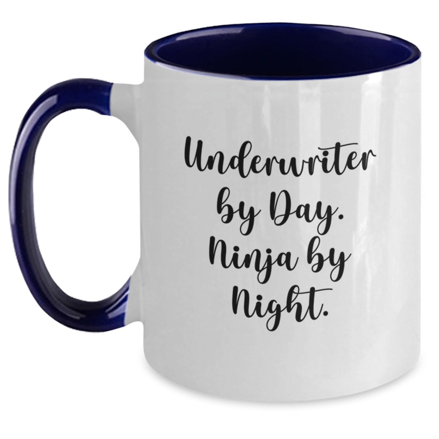 Underwriter Ninja Gifts for Men - Funny Two Tone Coffee Mug, Birthday Unique Gifts from Men to Friends - Main