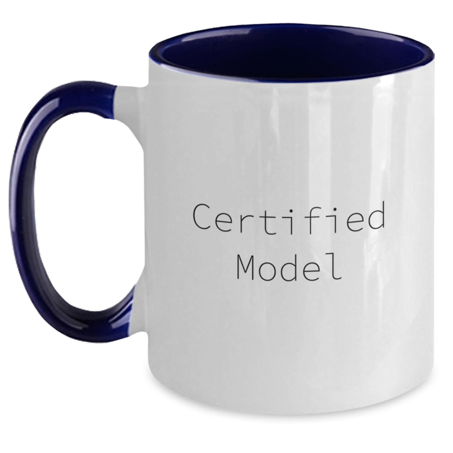 Funny Graduation Gifts from Friends to Model Enthusiasts - Cute Two Tone Coffee Mug with Inspirational Quote, Gifts for Model, Men, Women, or Coworkers - Main