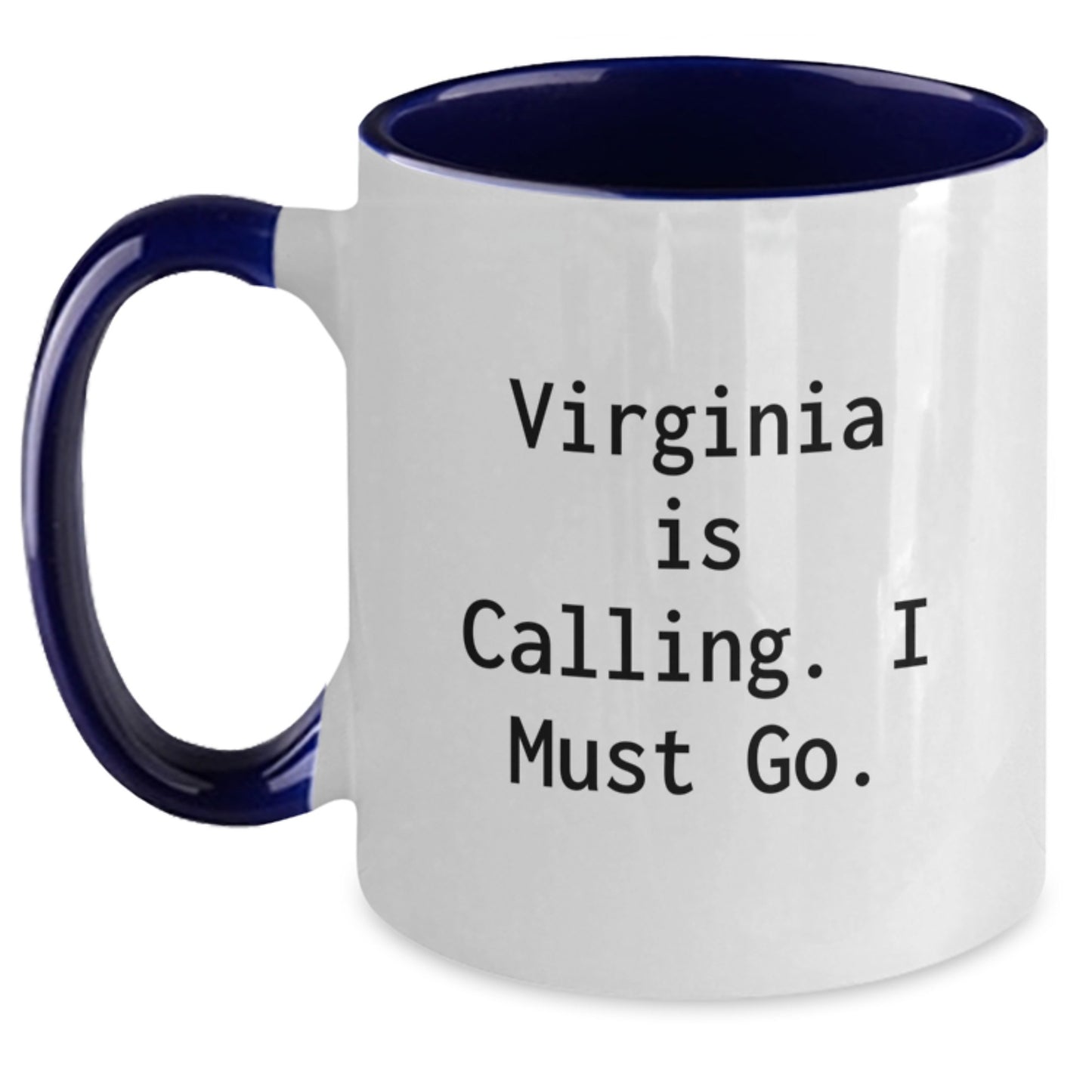 Virginia Gifts, Funny Two Tone Coffee Mug, Graduation Unique Gifts from Friends, Family to Women - Main