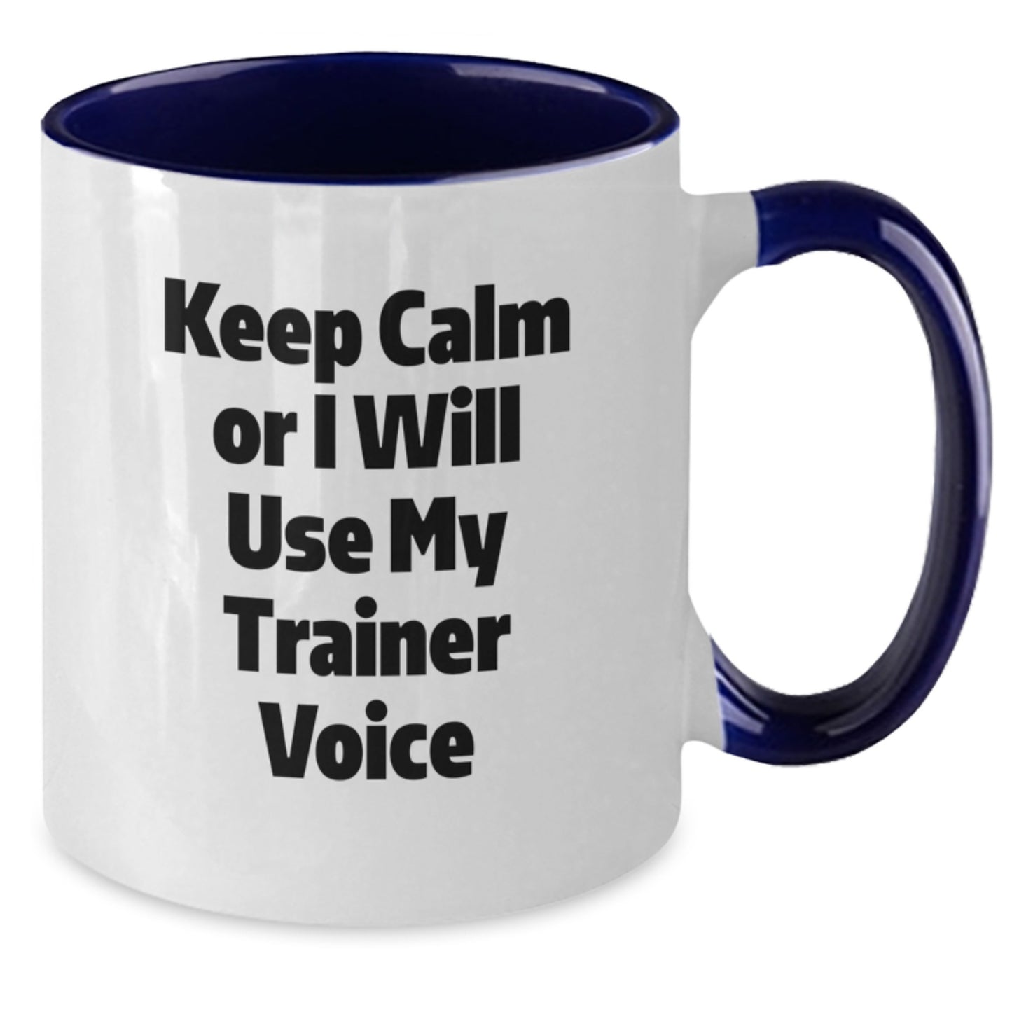 Funny Trainer Quotes Two Tone Coffee Mug Gifts from Mom Dad Friends for Trainer Men Women - Additional