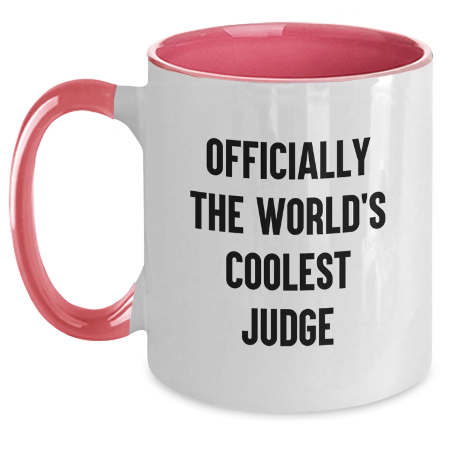 Funny Judge Gifts, Christmas Unique Gifts for Judge, Two Tone Coffee Mugs with Quirky Quote, Gifts from Friends to Family - Main