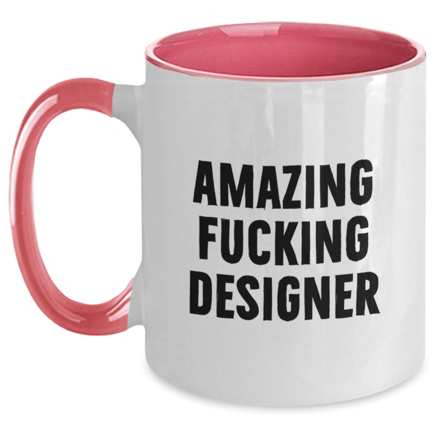 Amazing F--king Designer Gifts from Friends for Him Two Tone Coffee Mug, Perfect Christmas Unique Gifts - Main