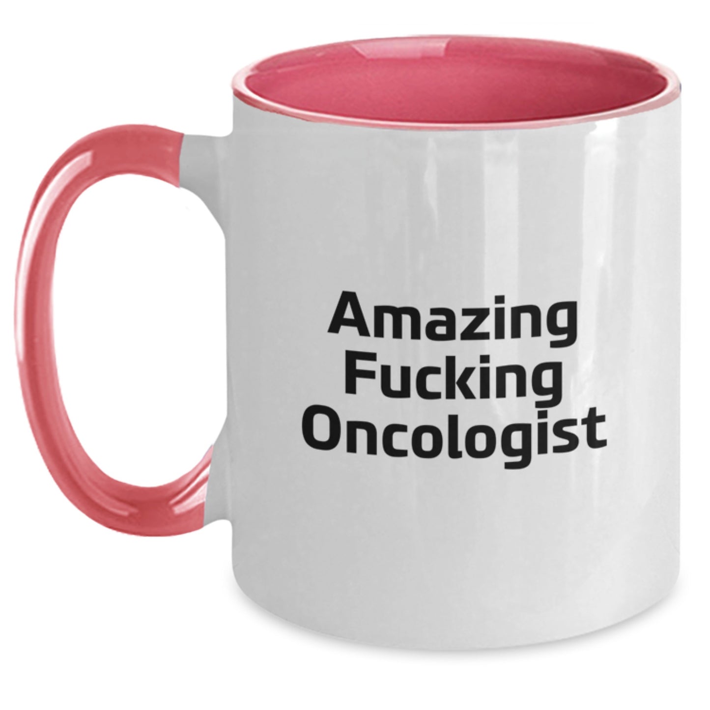 Funny Oncologist Gifts from Men Friends for Oncologist - Amazing F--king Oncologist Two Tone Coffee Mug - Christmas Unique Gifts for Oncologist - Main