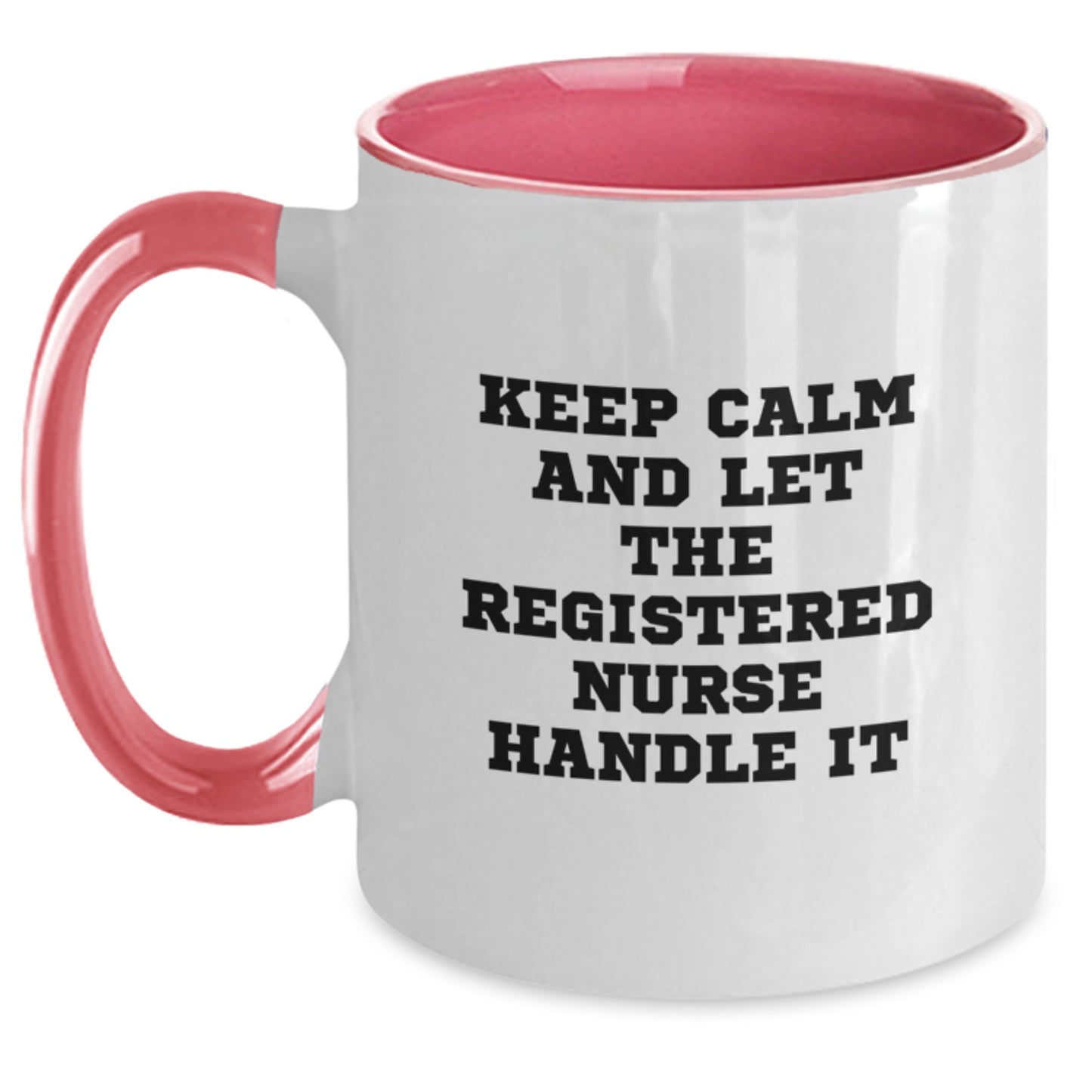 Funny Registered Nurse Gifts from Men to Friends, Two Tone Coffee Mug for Christmas Unique Presents - Main