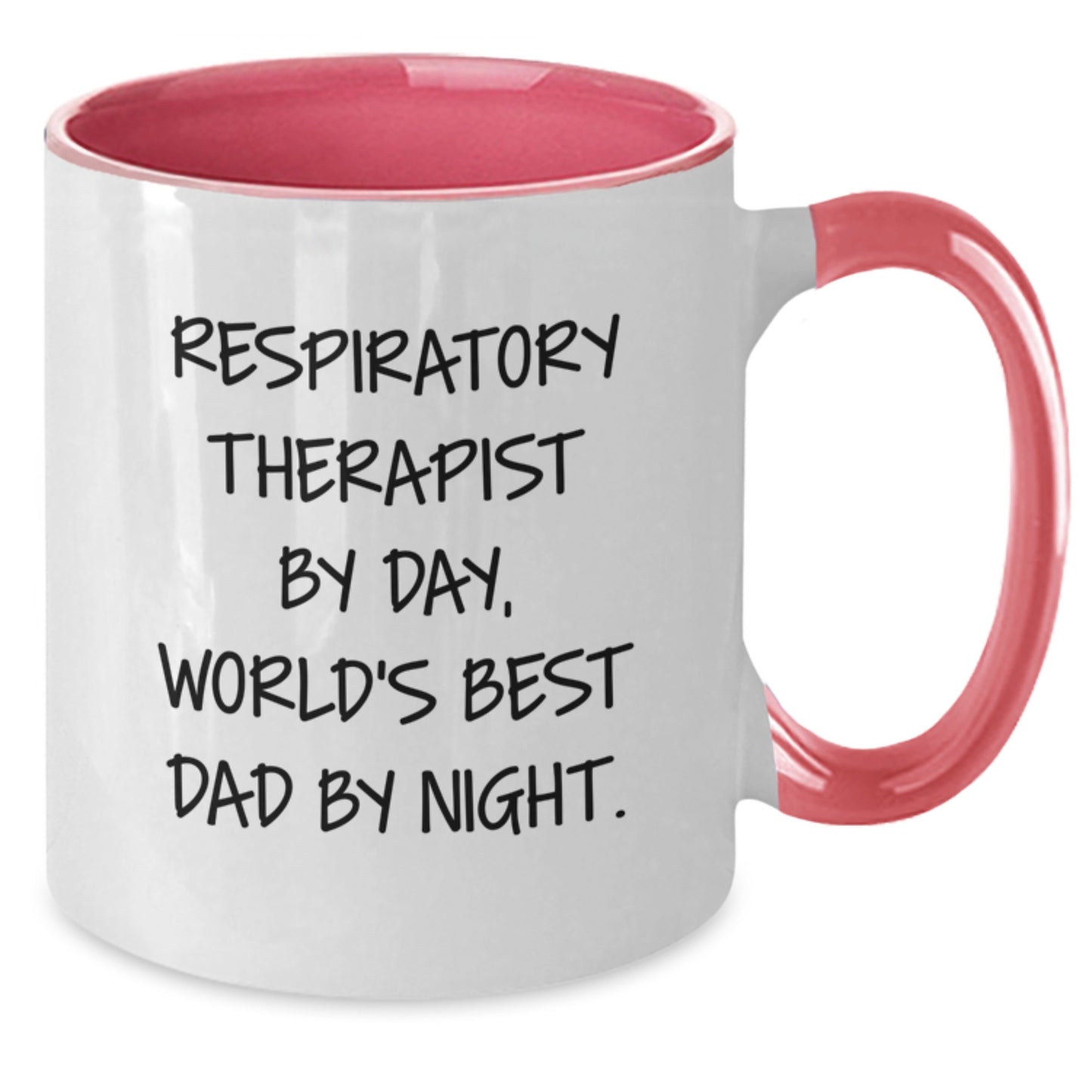 Respiratory Therapist Gifts, Funny Quote, Two Tone Coffee Mug, Gifts from Friends for Respiratory Therapist By Day, Birthday Unique Gifts for Men, 11oz Ceramic Mug, Microwave and Dishwasher Safe - Additional