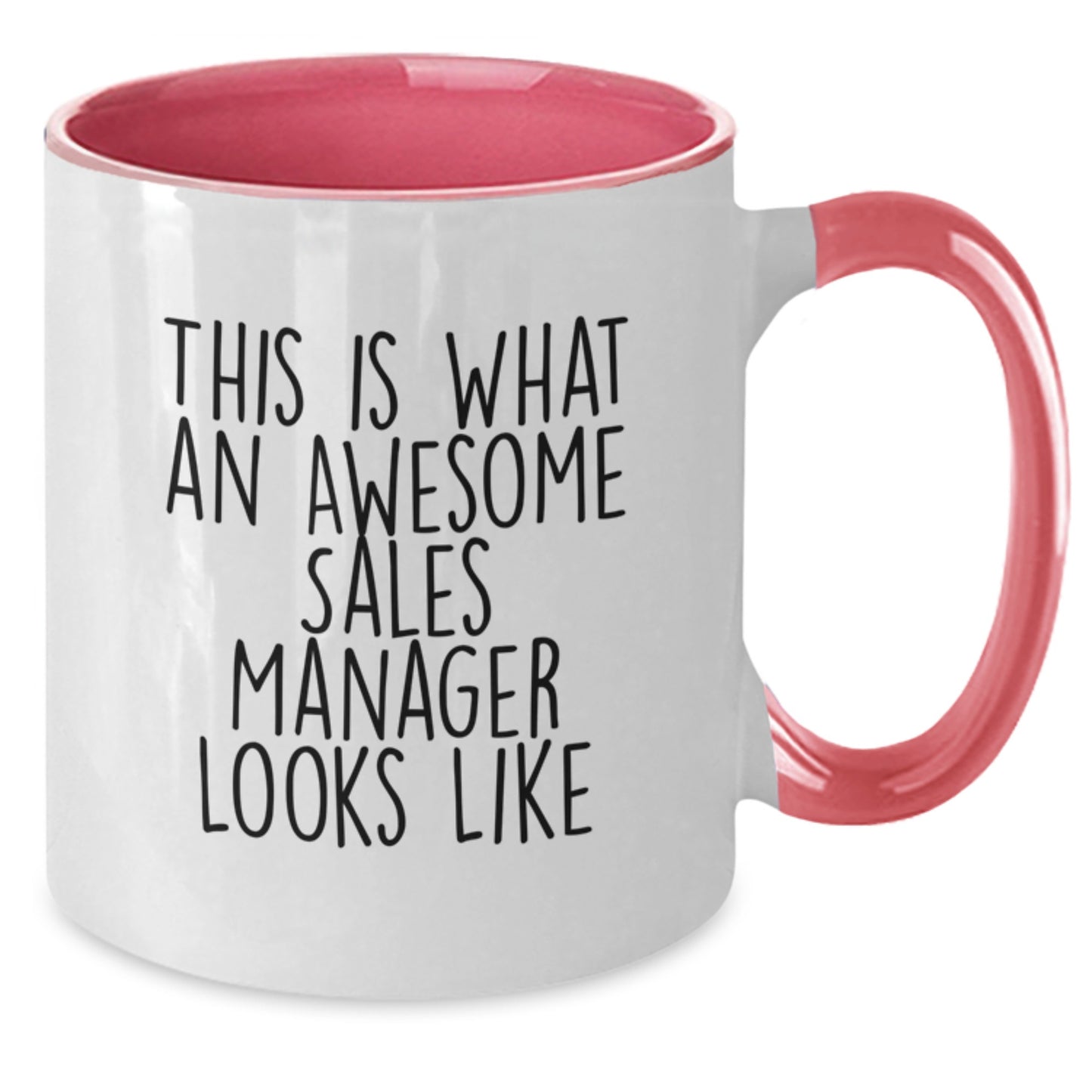 Funny Sales Manager Gifts, 'This Is What An Awesome Sales Manager Looks Like' Two Tone Coffee Mug, Gifts from Friends, Birthday Unique Gifts for Sales Manager - Additional