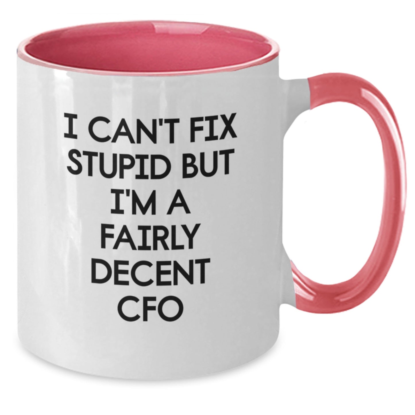 Funny CFO Gifts for Friends from Women, Humorous Two Tone Coffee Mugs for Valentine's Unique Gifts - Additional