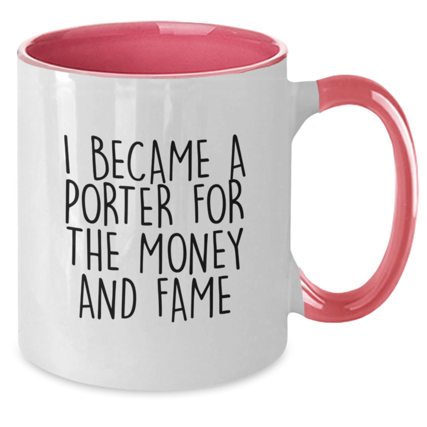 Funny Porter Gifts, Two Tone Coffee Mugs for Porter Enthusiasts, Gifts from Friends to Porter, Christmas Unique Gifts for Him - Additional