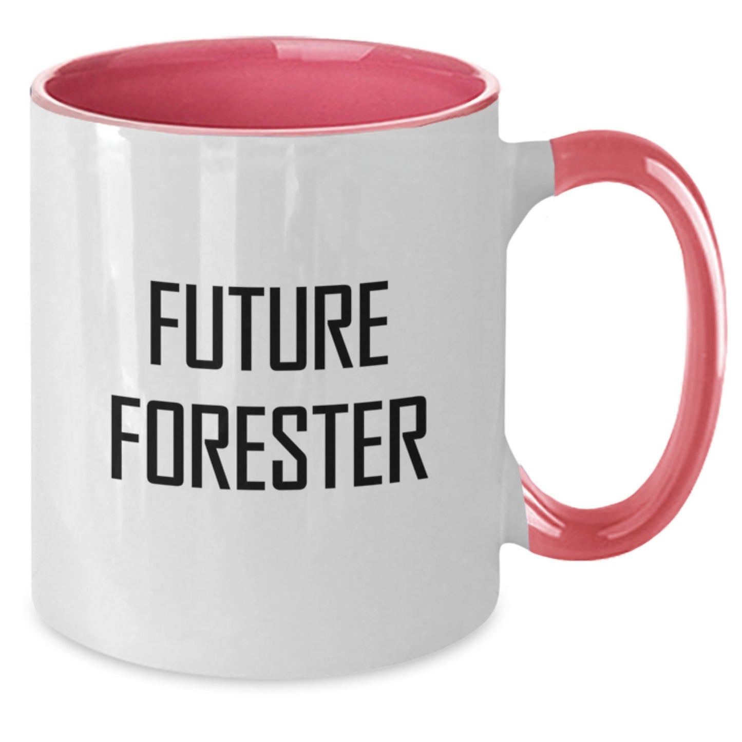 Funny Quote Gifts from Men to Future Forester Friends - Two Tone Coffee Mug, Inspirational Forester Gifts for Christmas Unique - Additional