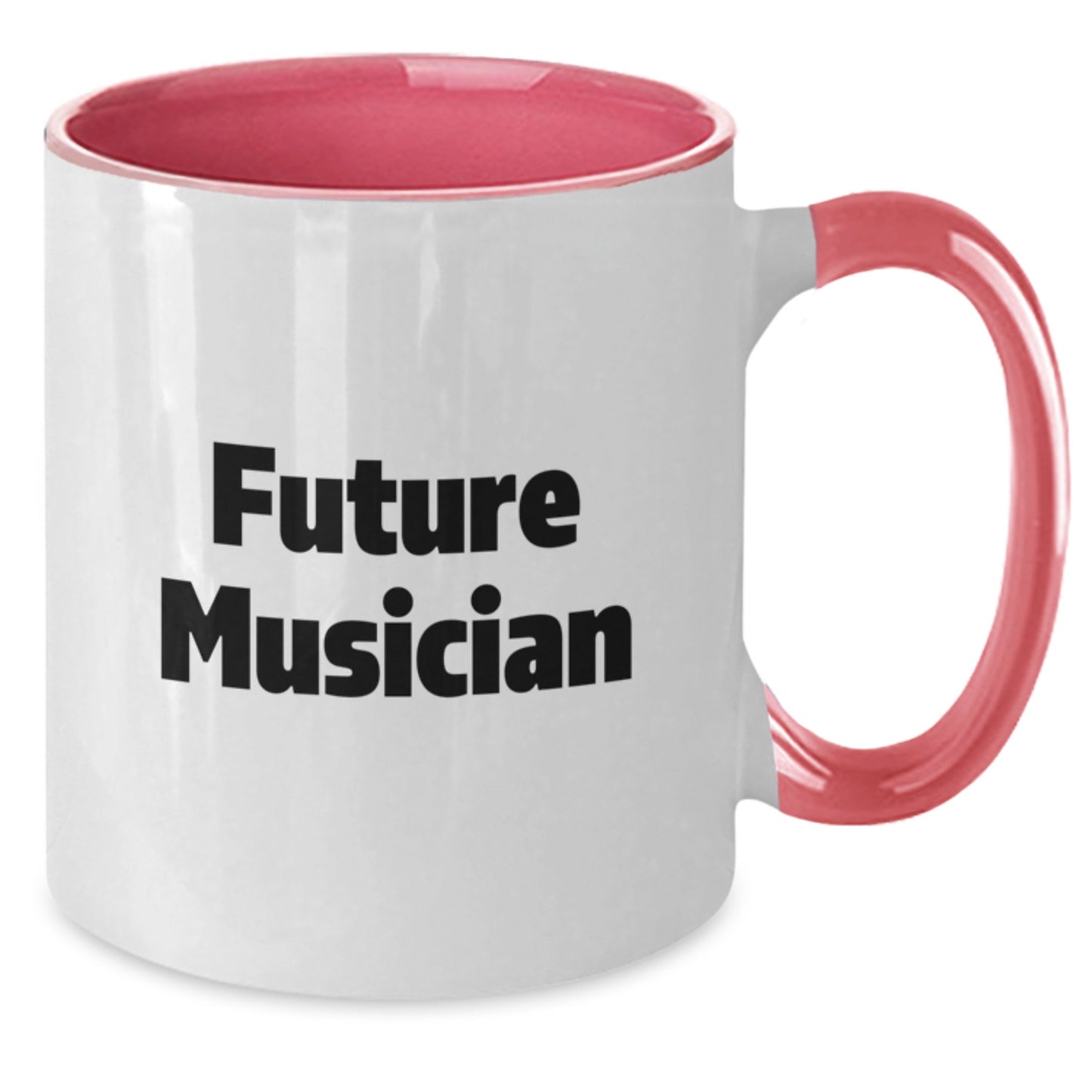 Funny Future Musician Gifts from Friends and Family - Two Tone Coffee Mug for Musician Graduation - Additional