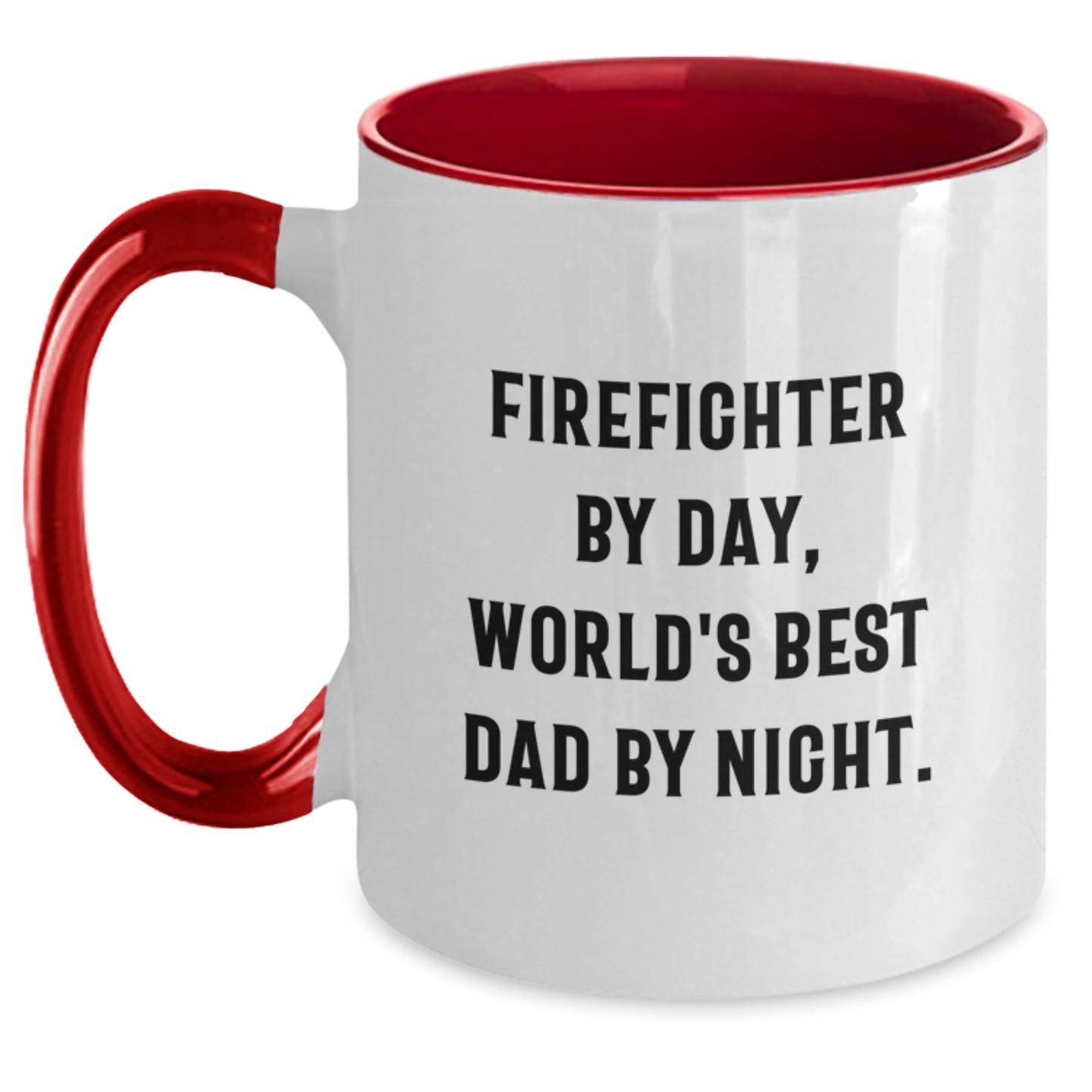 Funny Firefighter Gifts from Men, Unique Birthday Unique Gifts for Firefighter By Day, World's Best Dad By Night - Main