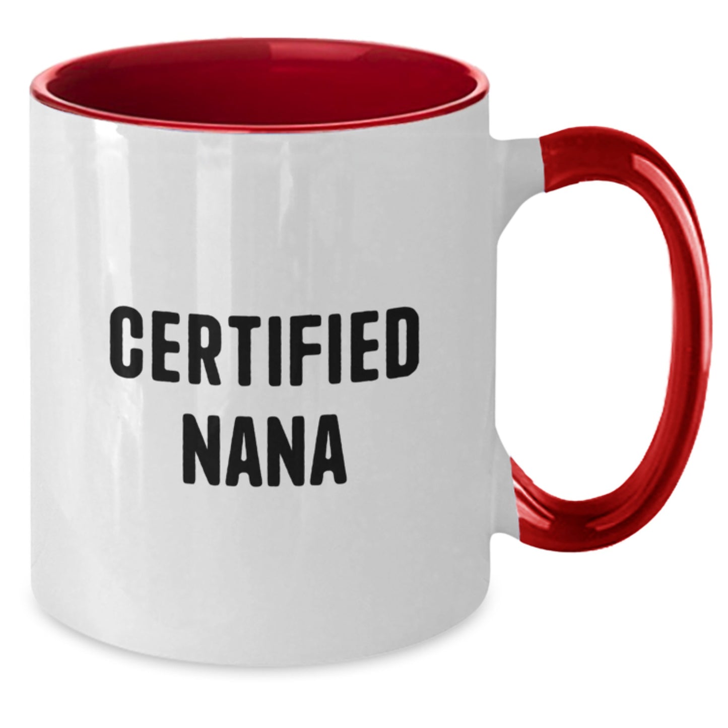 Funny Nana Gifts from Family to Grandma Birthday Unique Two Tone Coffee Mug with 'I'm Not Old I'm Just Experienced' Quote - Additional