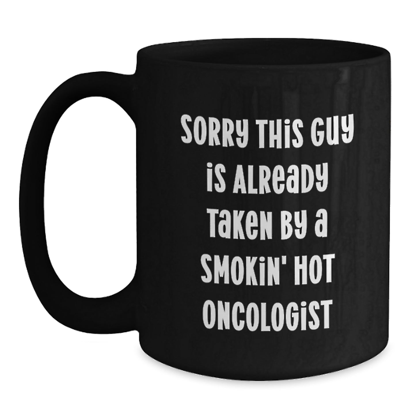 Funny Mugs for Oncologist, Black Coffee Mug Gifts from Friends, Christmas Unique Gifts for Oncologist Men - Main
