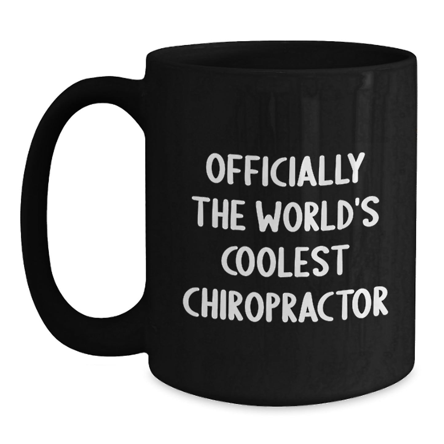 Funny Gifts from Friends for Chiropractor Chiropractic Christmas Unique Mugs Officially The Worlds Coolest Chiropractor - Main
