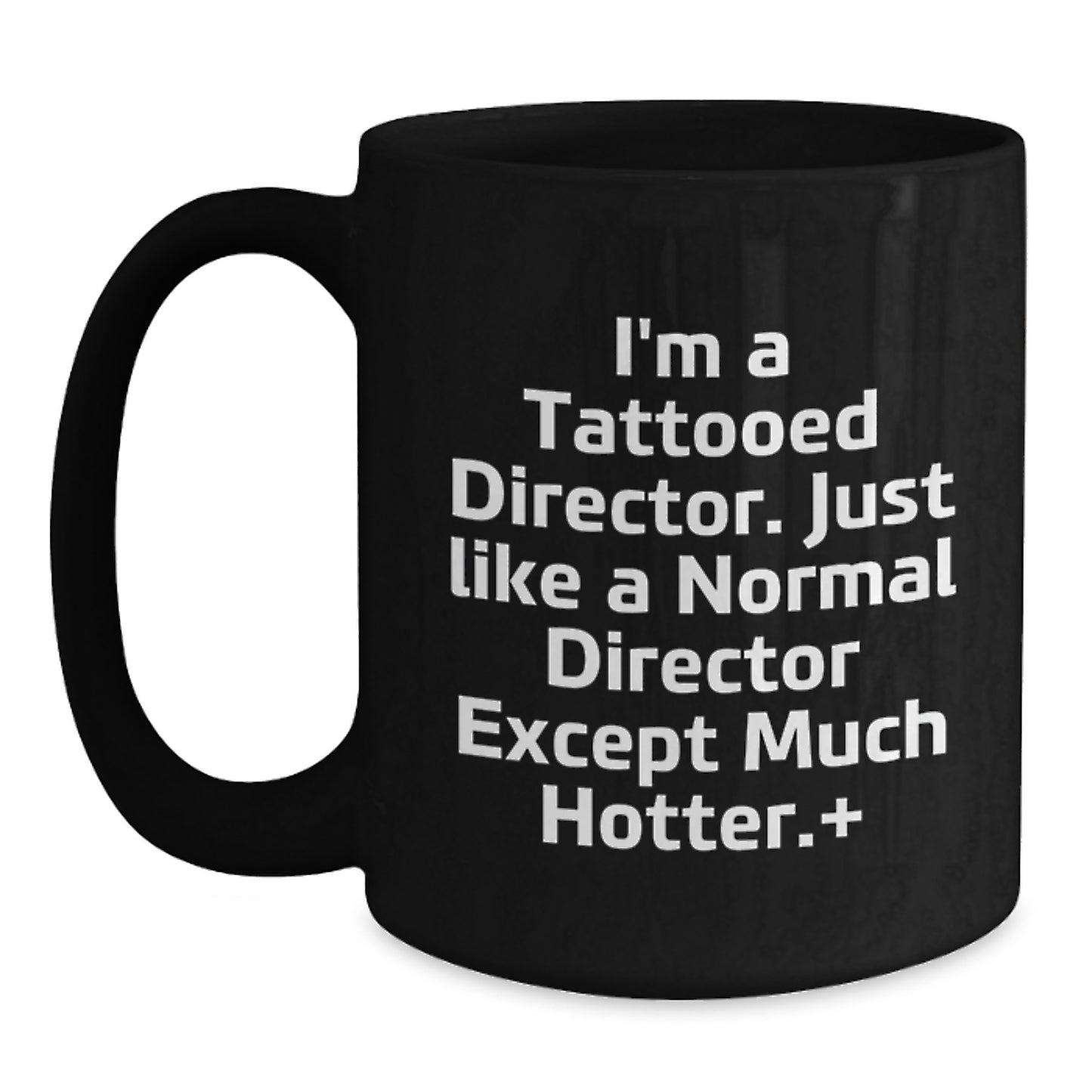 Funny Director Gifts, Black Coffee Mug for Director, Christmas Unique Presents from Friends to Director - Main