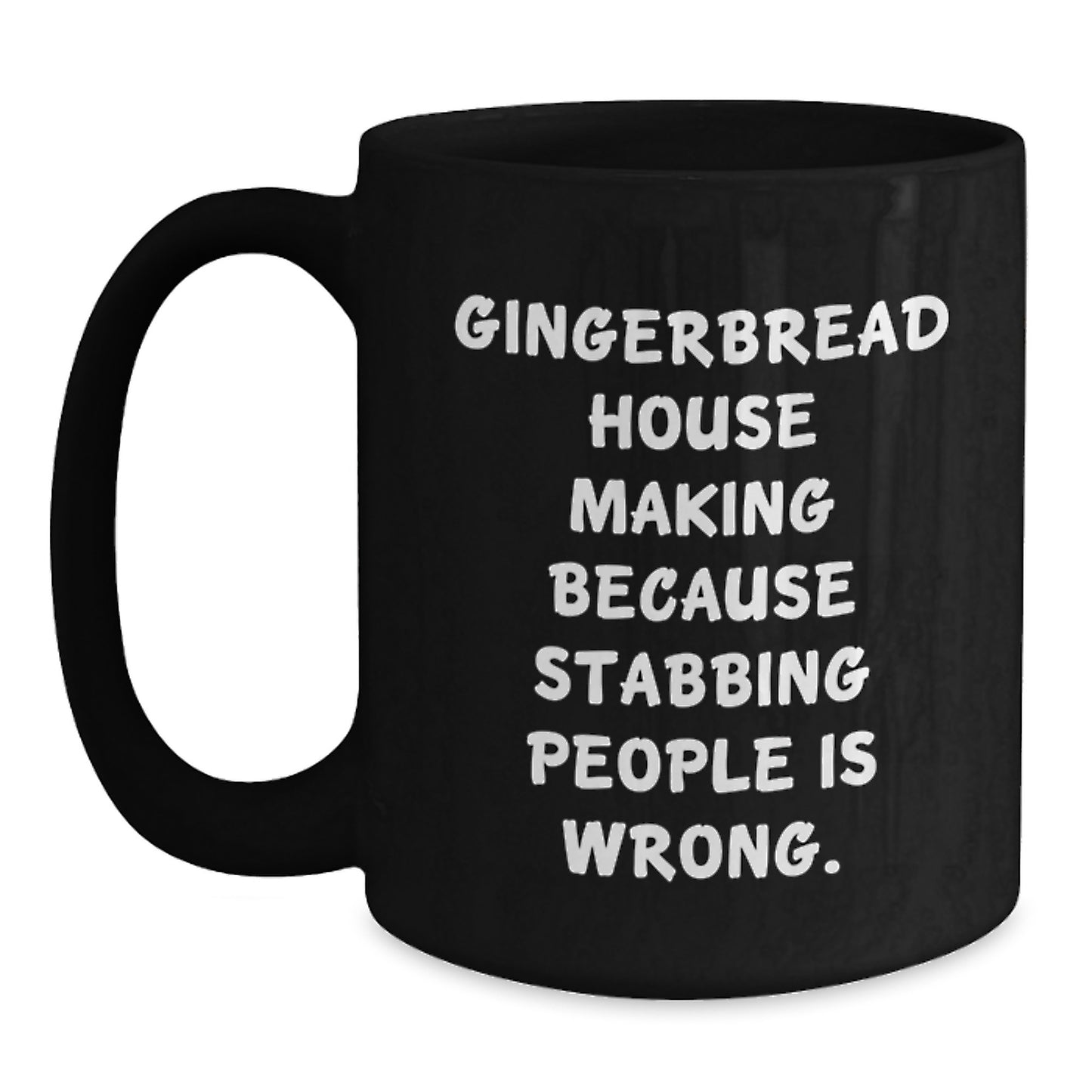 Funny Gingerbread House Making Mugs for Christmas Unique Gifts from Friends and Family - Main