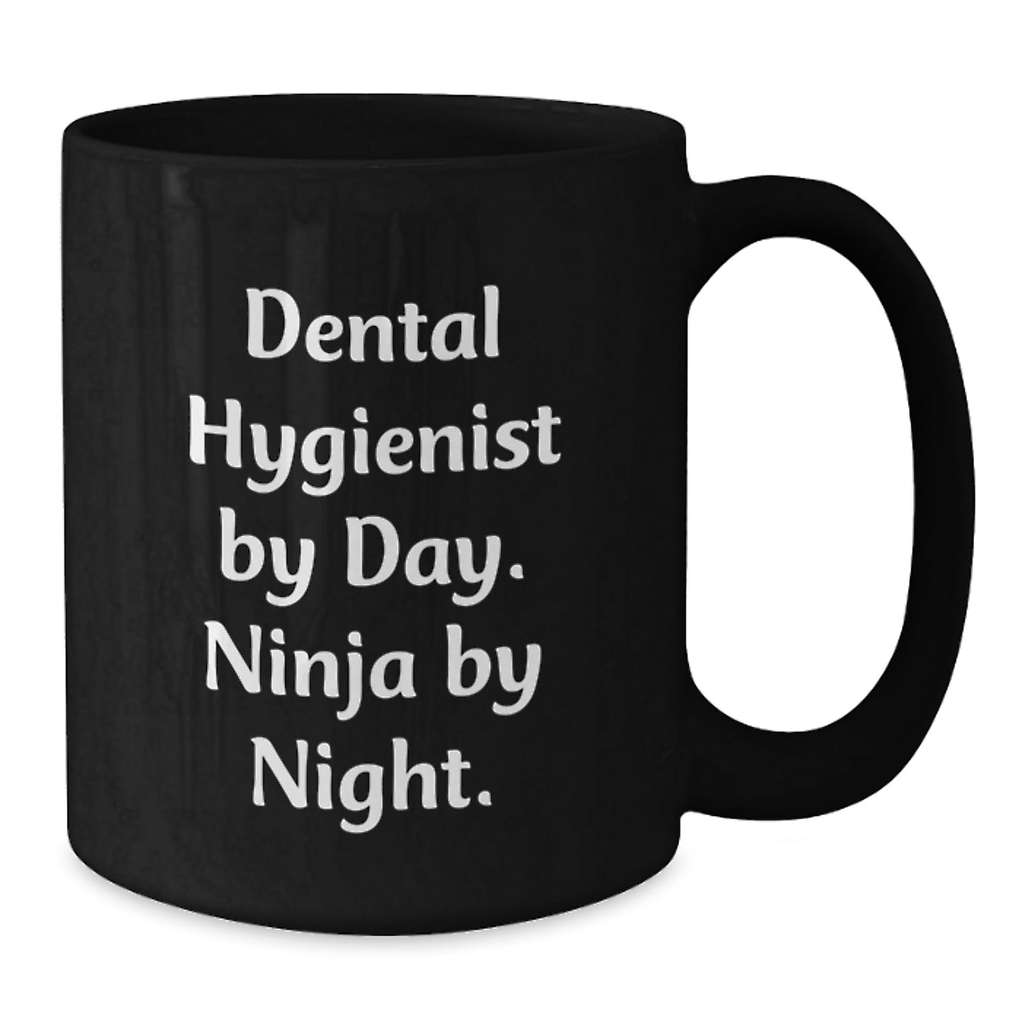 Funny Dental Hygienist Gifts from Friends for Dental Hygienist, Black Coffee Mug, Christmas Unique Mugs for Men Women Coworkers - Additional