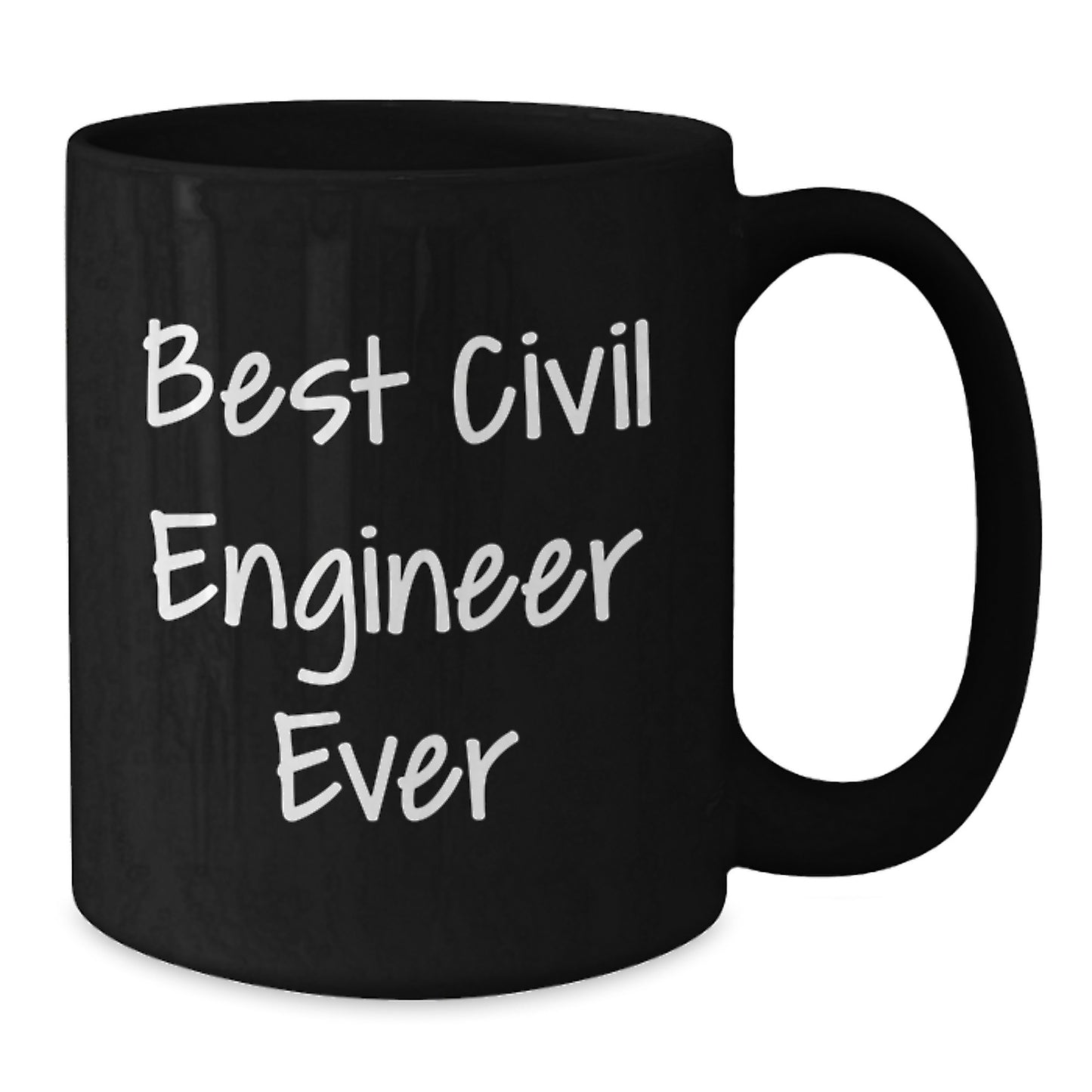 Funny Civil Engineer Gifts for Men - Best Civil Engineer Ever, Black Coffee Mug, Unique Christmas Memorable Presents from Dad - Additional