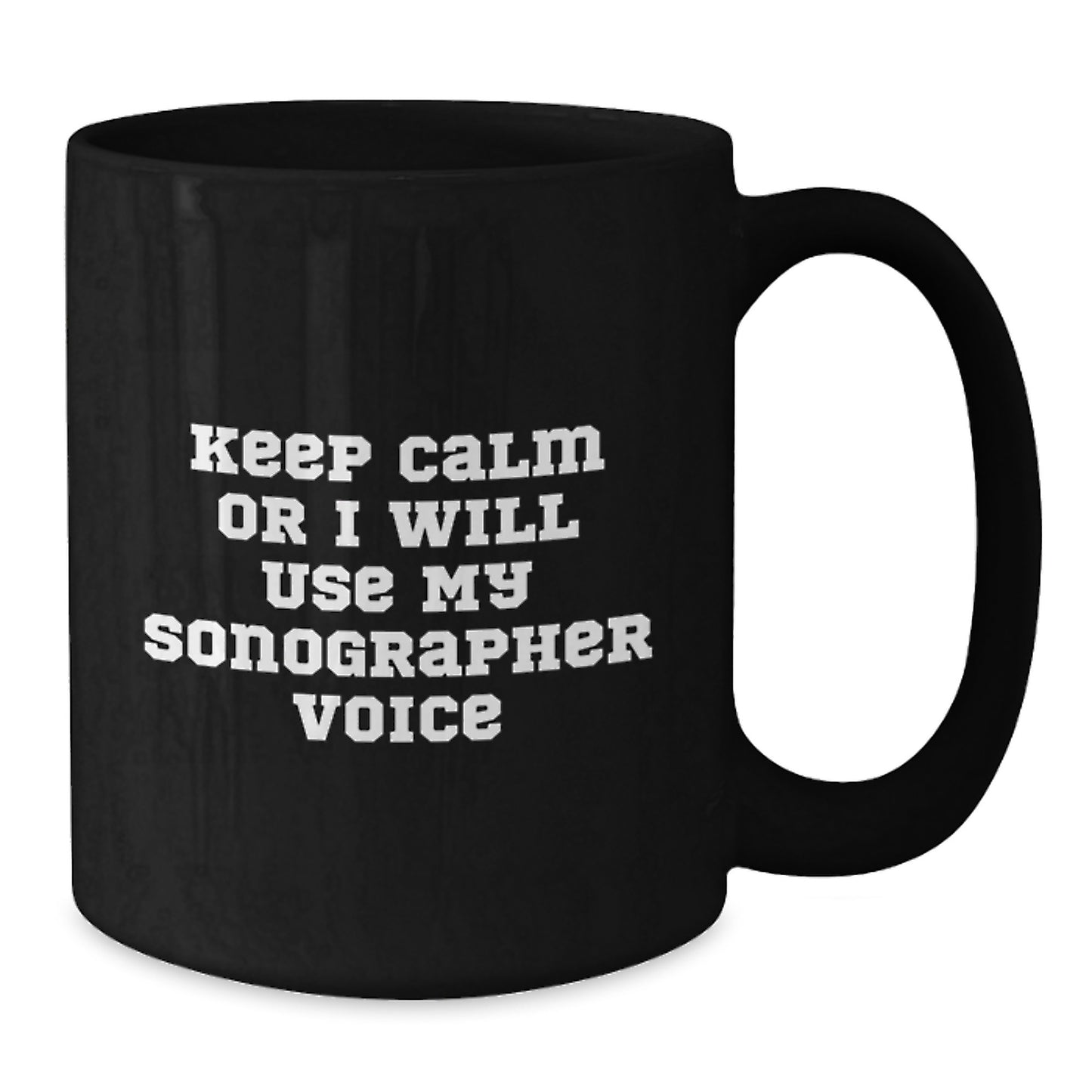 Funny Sonographer Gifts for Him, Black Coffee Mug, Dad's Unique Father's Day Unique Gifts - Additional