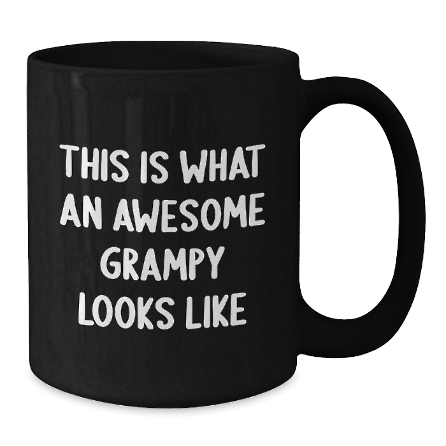 Funny Grampy Black Coffee Mugs Gifts from Family to Grampy This Is What An Awesome Grampy Looks Like Christmas Unique - Additional
