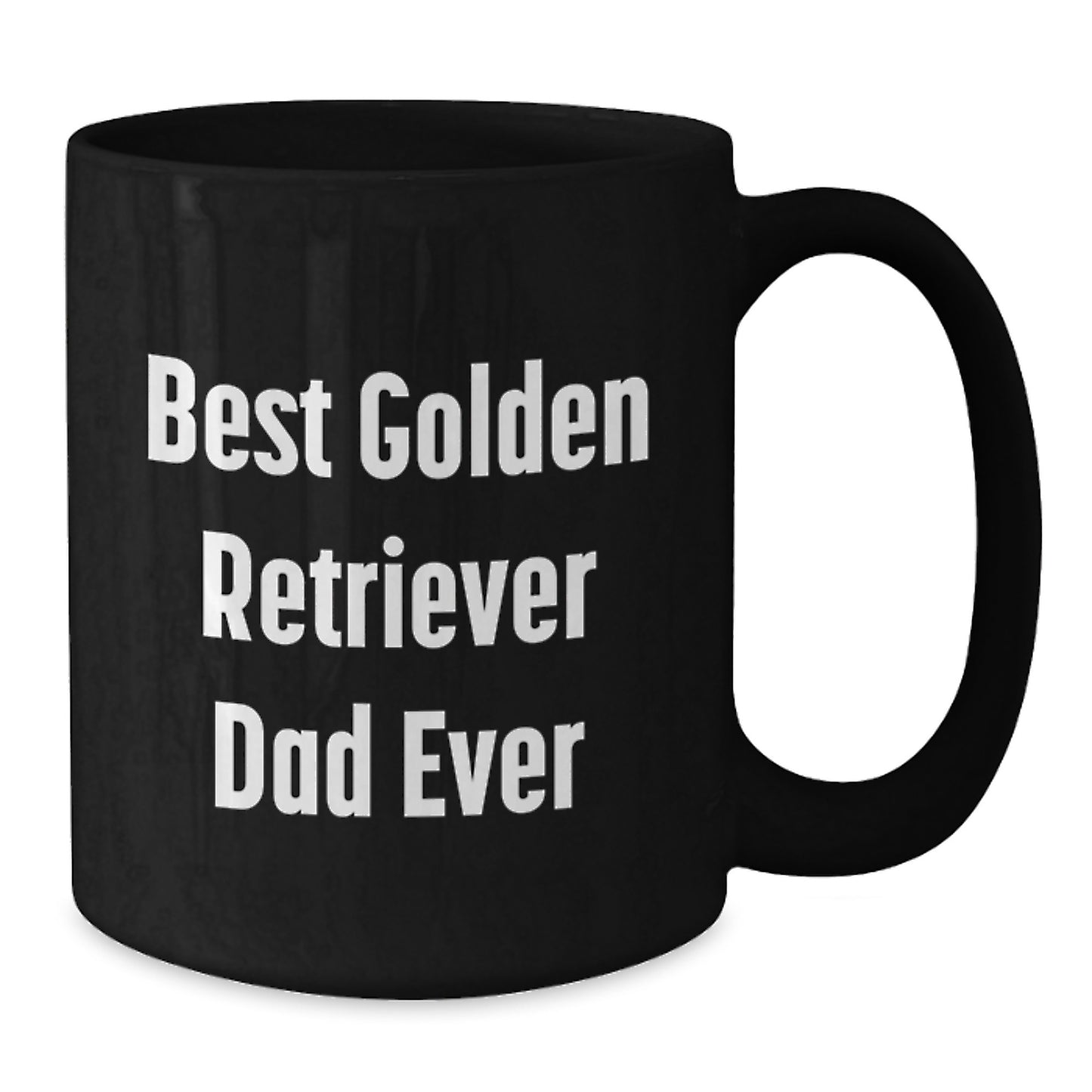 Funny Golden Retriever Dog Gifts from Dad - Best Golden Retriever Dad Ever Quote Black Coffee Mug for Golden Retriever Dog Lovers on Birthday, Gifts for Men, Gifts from Dad, Birthday Unique Gifts - Additional