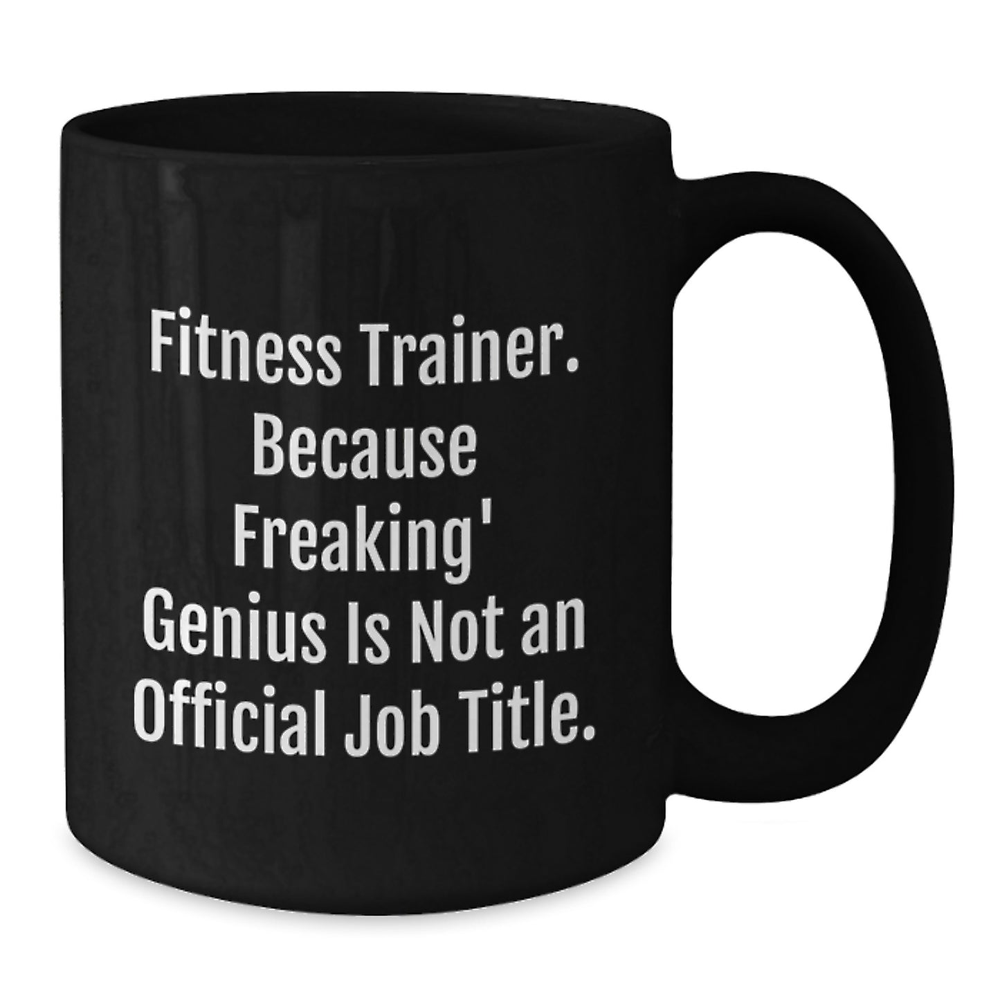 Gifts from Friends for Fitness Trainers, Funny Black Coffee Mug, Celebrate Graduation Unique - Additional