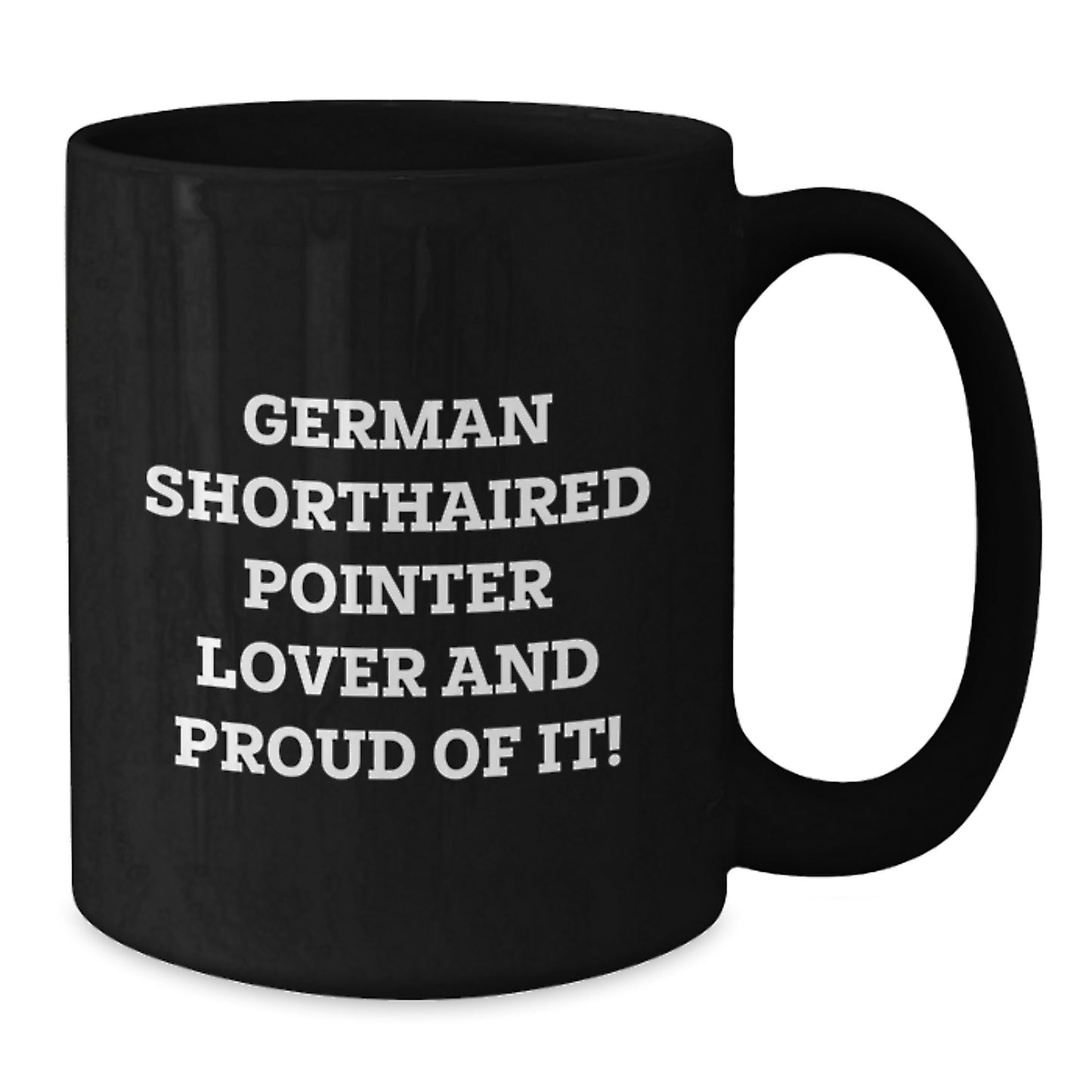 German Shorthaired Pointer Dog Lover Gifts Funny Black Coffee Mug Birthday Presents from Family Friends Coworkers to Him Her - Additional