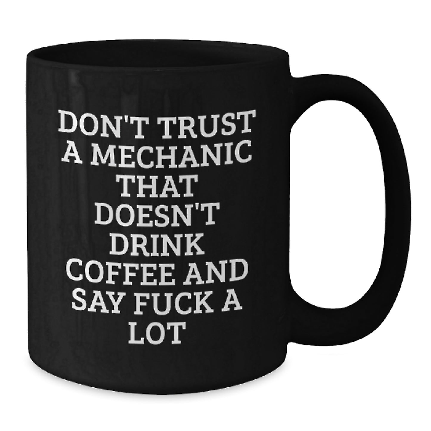 Funny Mechanic Gifts for Men - Birthday Unique Gifts from Friends - Mechanic Black Coffee Mug - Additional
